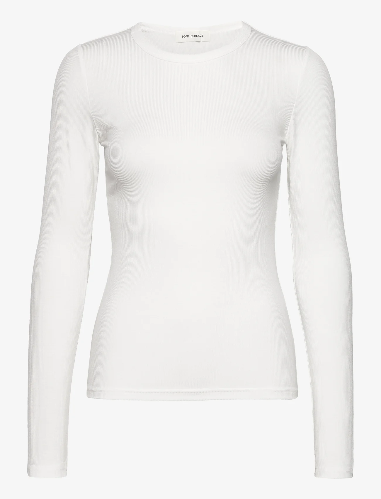 Sofie Schnoor - T-shirt long sleeve - langermede topper - white - 0