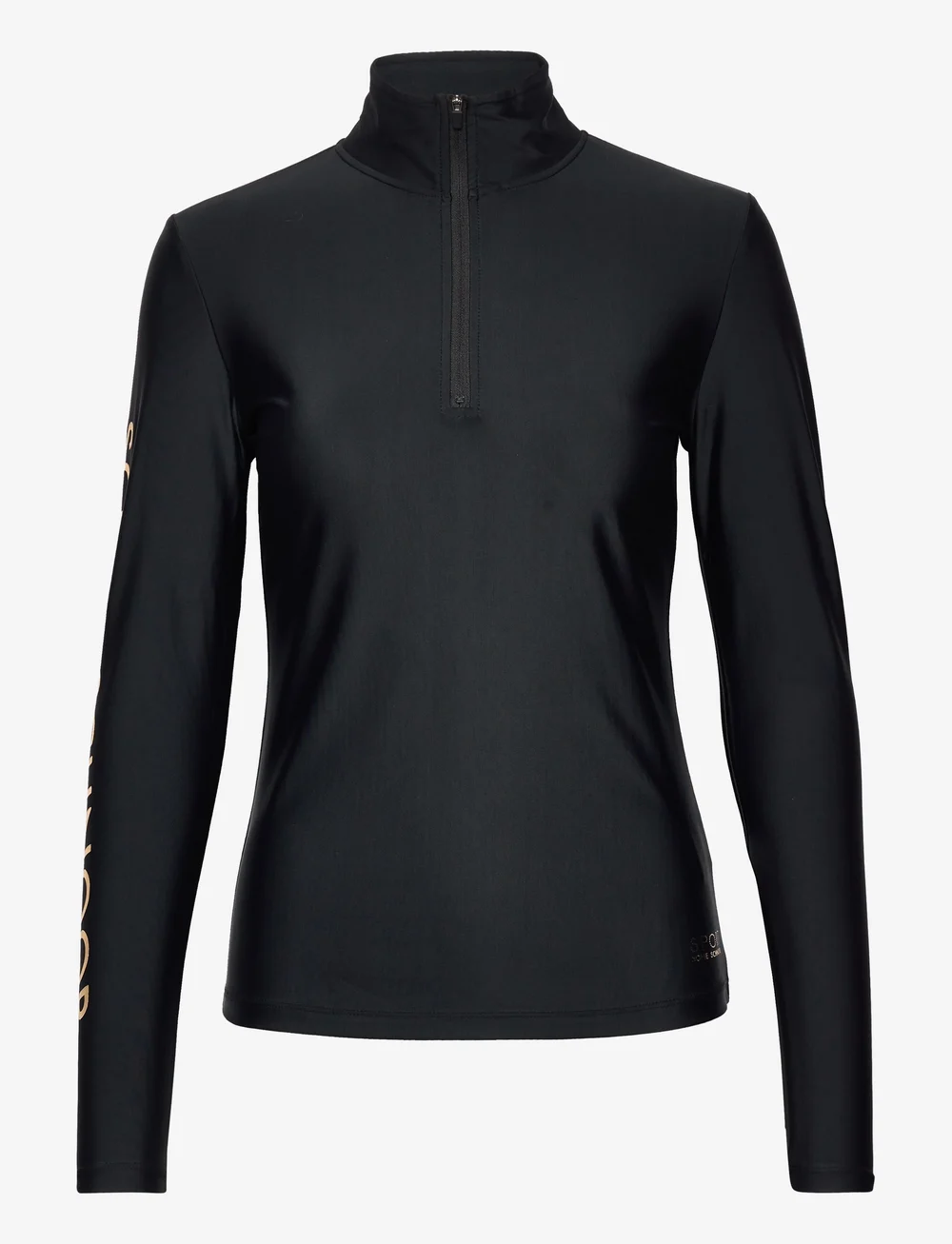 Sofie Schnoor - MALLORYSW T-SHIRT LONG SLEEVE - långärmade tröjor - black gold - 0