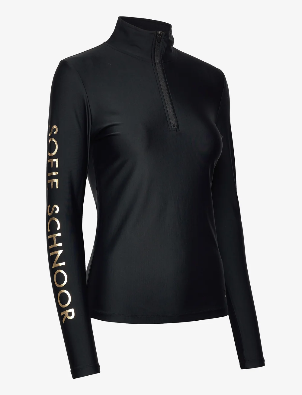 Sofie Schnoor - MALLORYSW T-SHIRT LONG SLEEVE - långärmade tröjor - black gold - 2