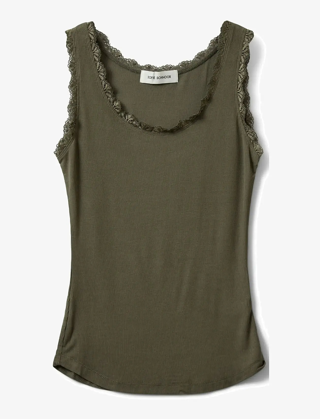 Sofie Schnoor - ULRIKKESW TOP - laveste priser - army green - 1