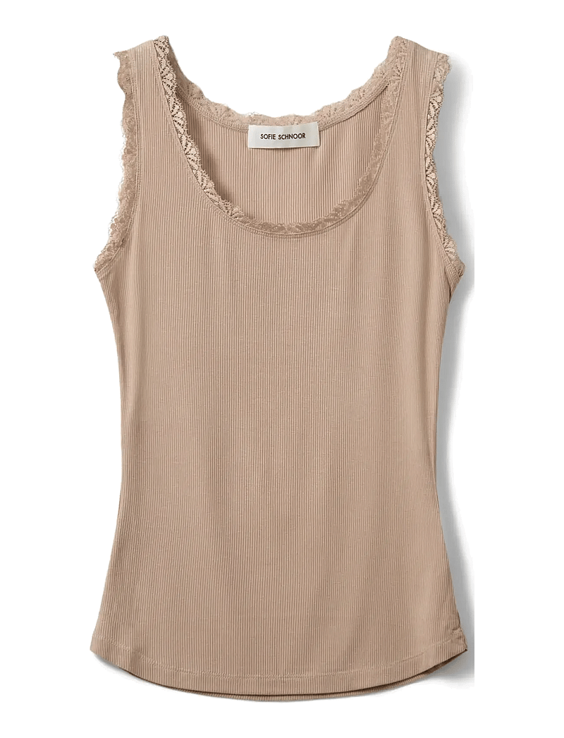 Sofie Schnoor - ULRIKKESW TOP - sleeveless tops - beige - 1