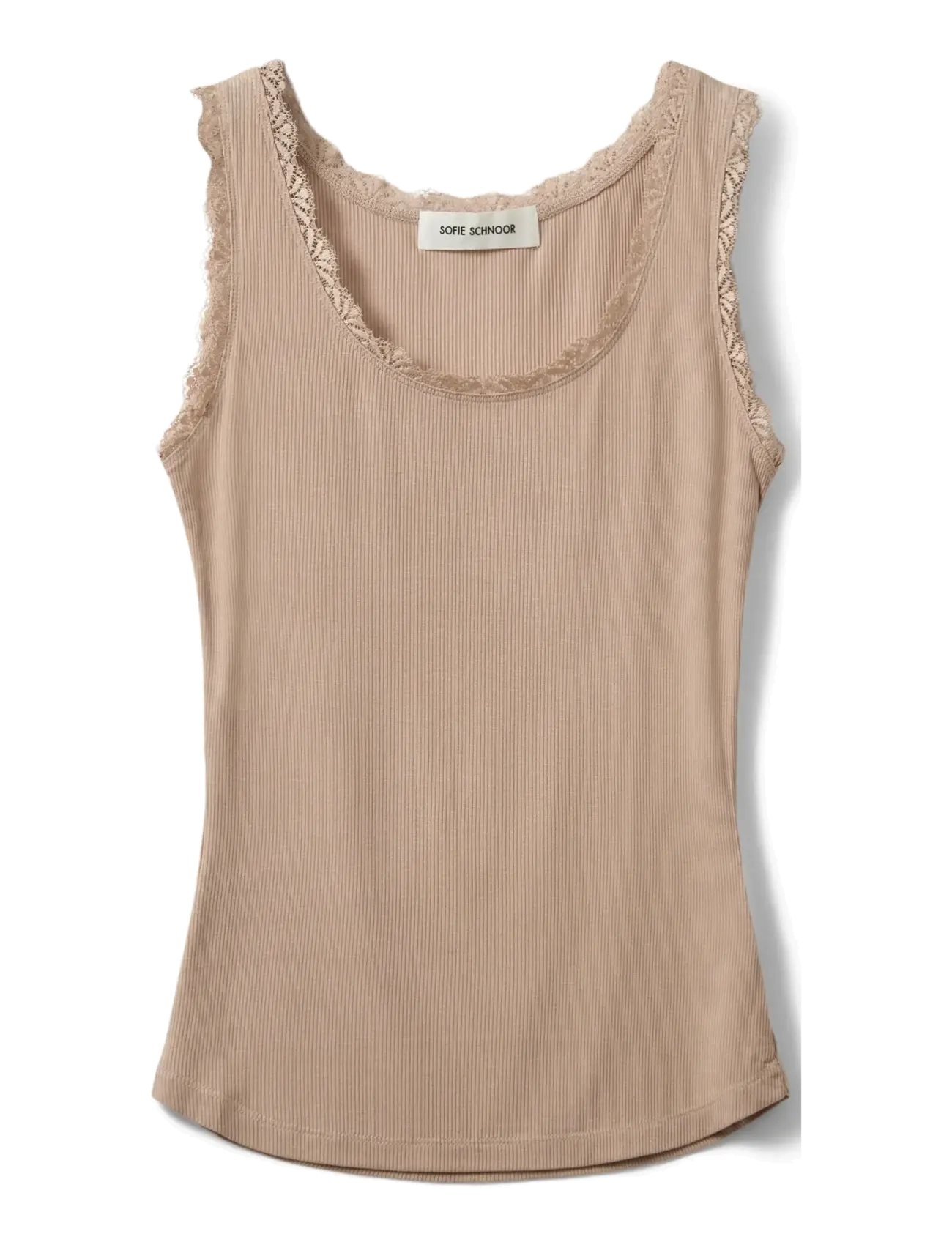 Sofie Schnoor - ULRIKKESW TOP - tanktops - beige - 1