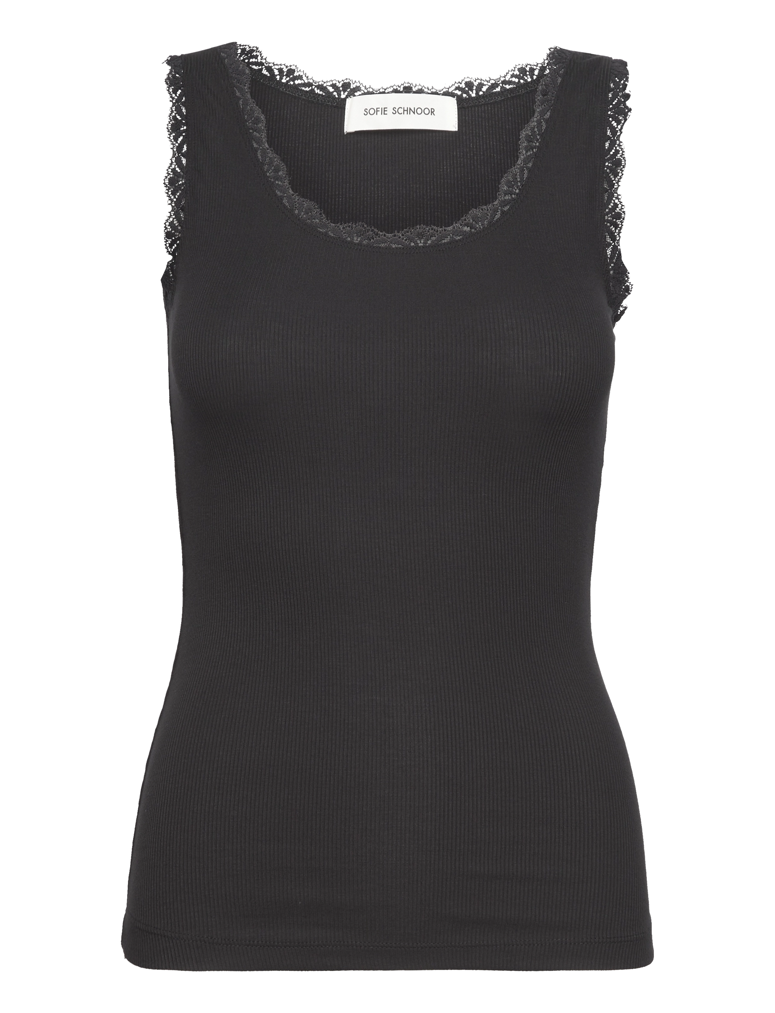 Sofie Schnoor ULRIKKESW TOP - Clothing - BLACK / black