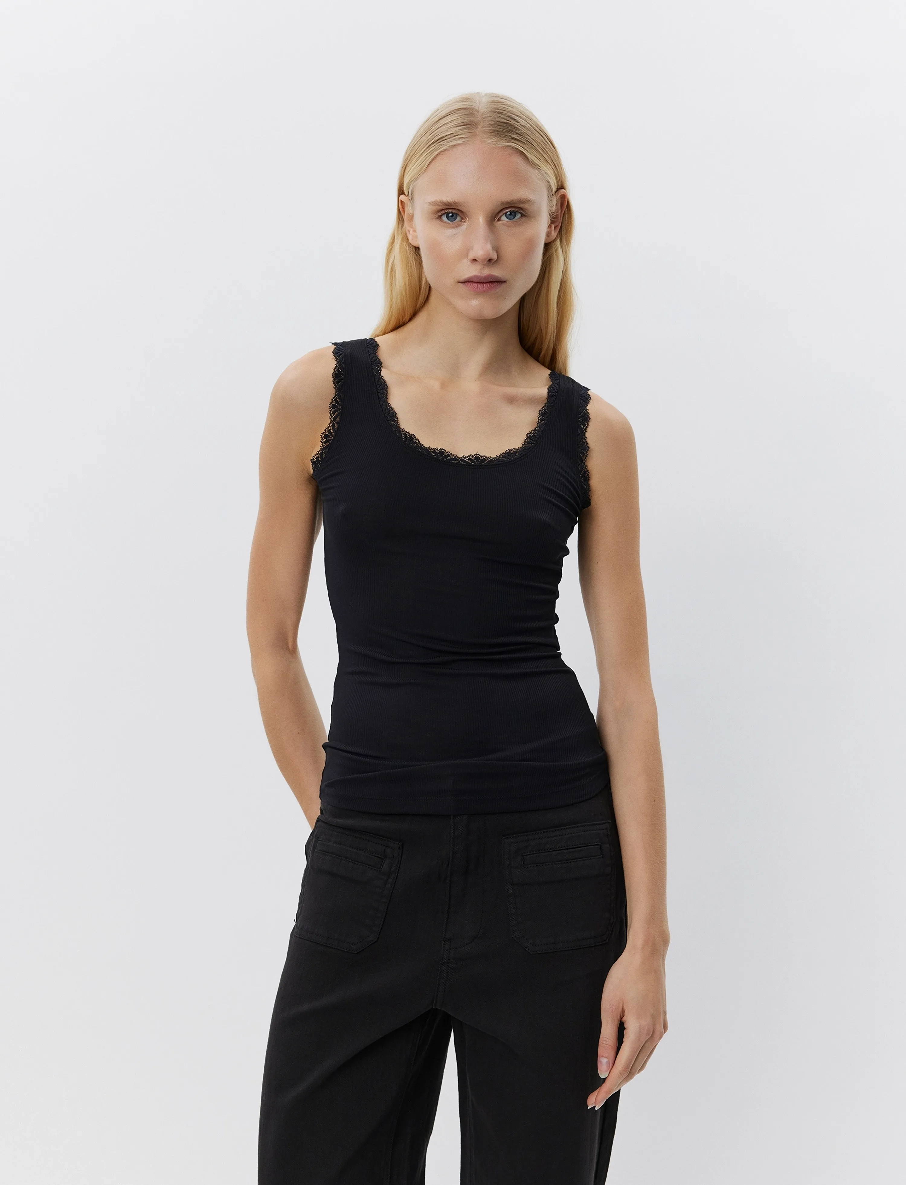 Sofie Schnoor - ULRIKKESW TOP - lowest prices - black - 0