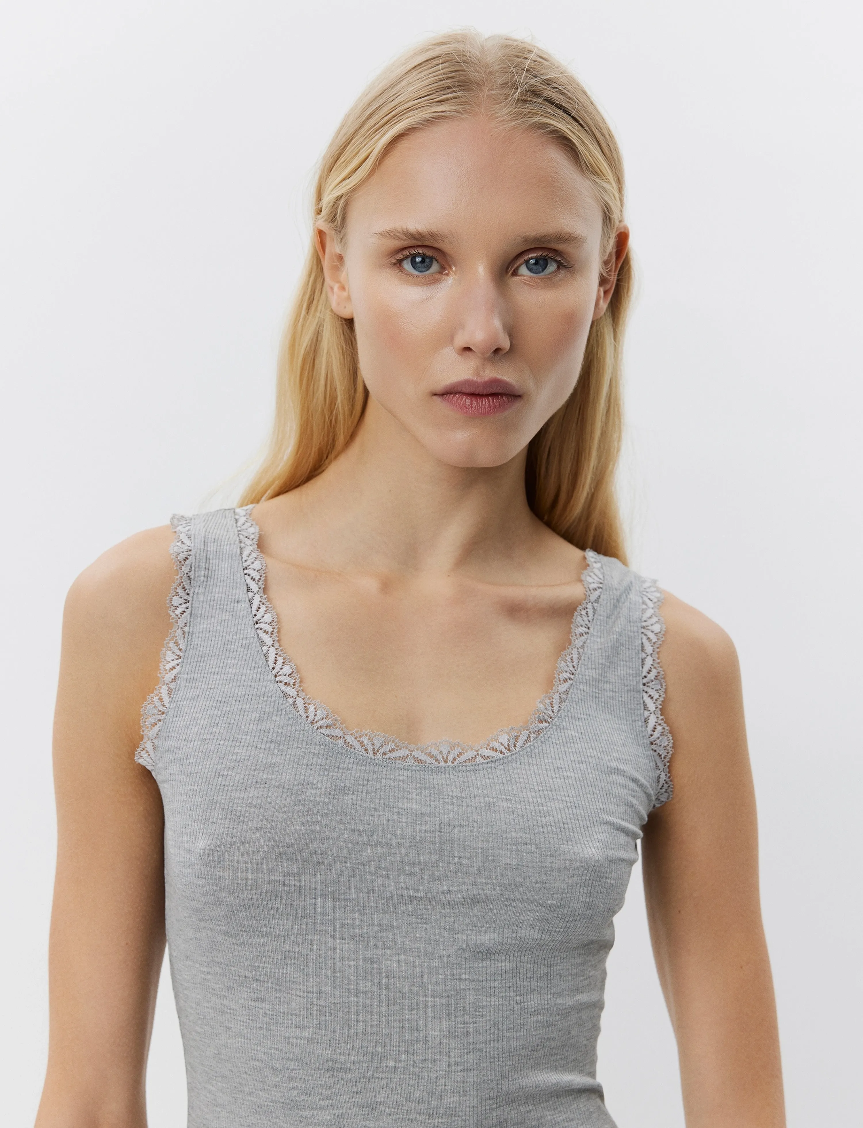 Sofie Schnoor - ULRIKKESW TOP - tanktops - grey mel - 3