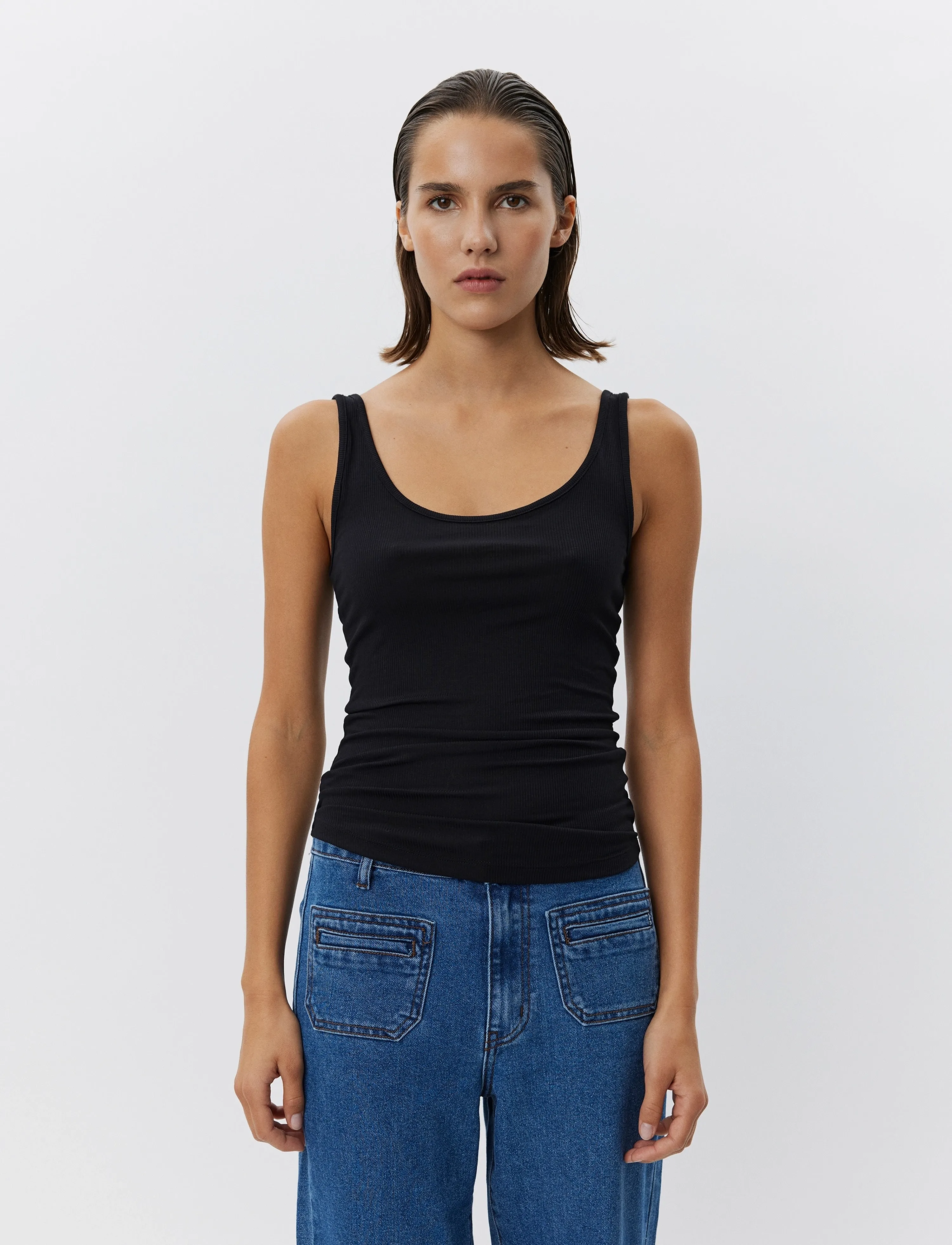 Sofie Schnoor DIZASW TOP - Ärmellose Tops - BLACK / black