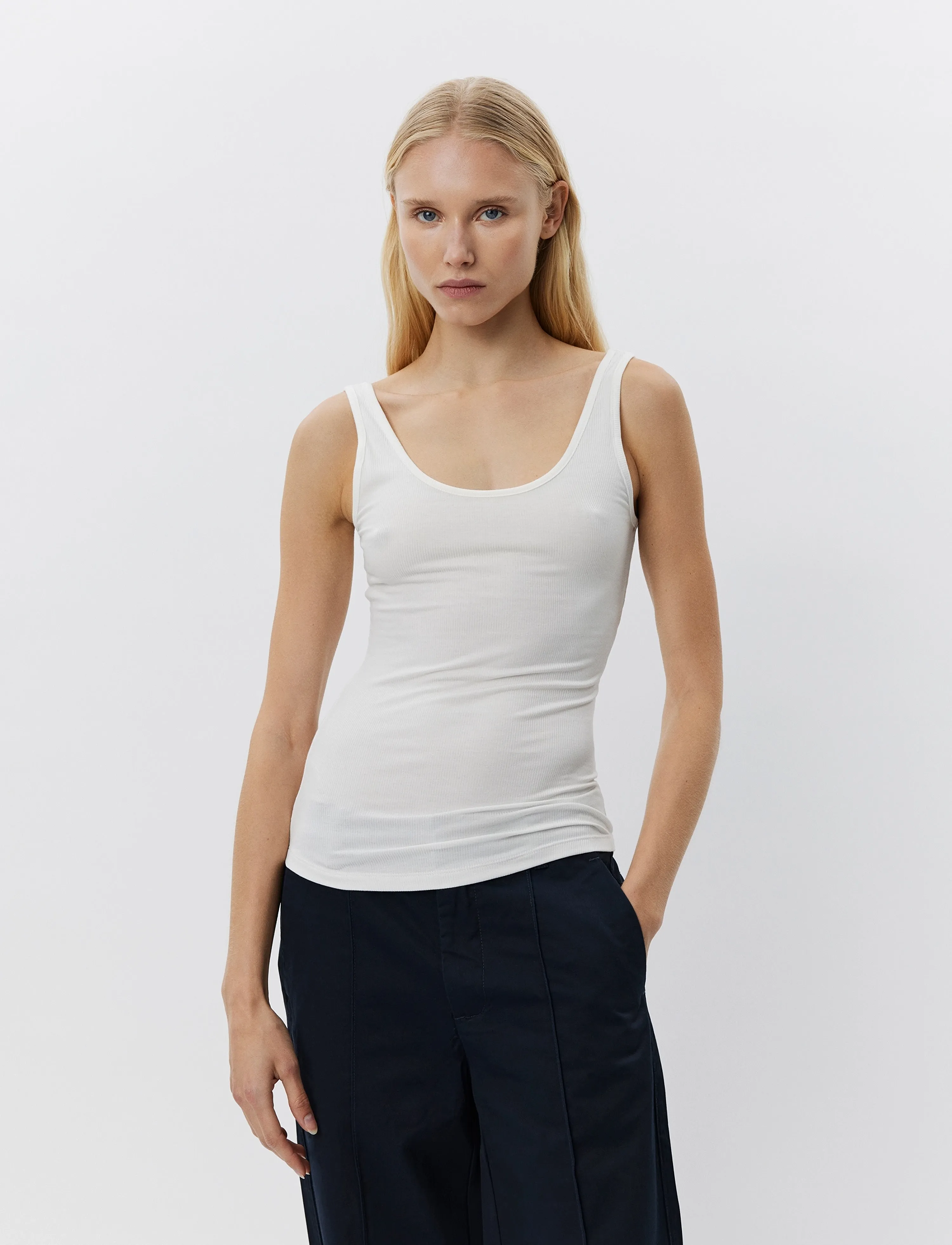 Sofie Schnoor Dizasw Top, Kvinder, Tank Top, Hvid, Str: M