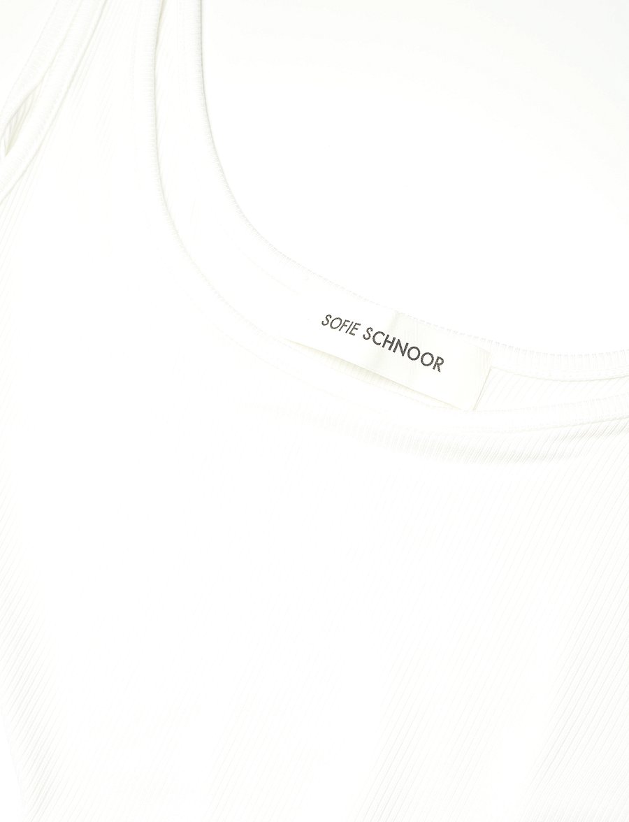 Sofie Schnoor - DIZASW TOP - toppe & t-shirts - white - 4