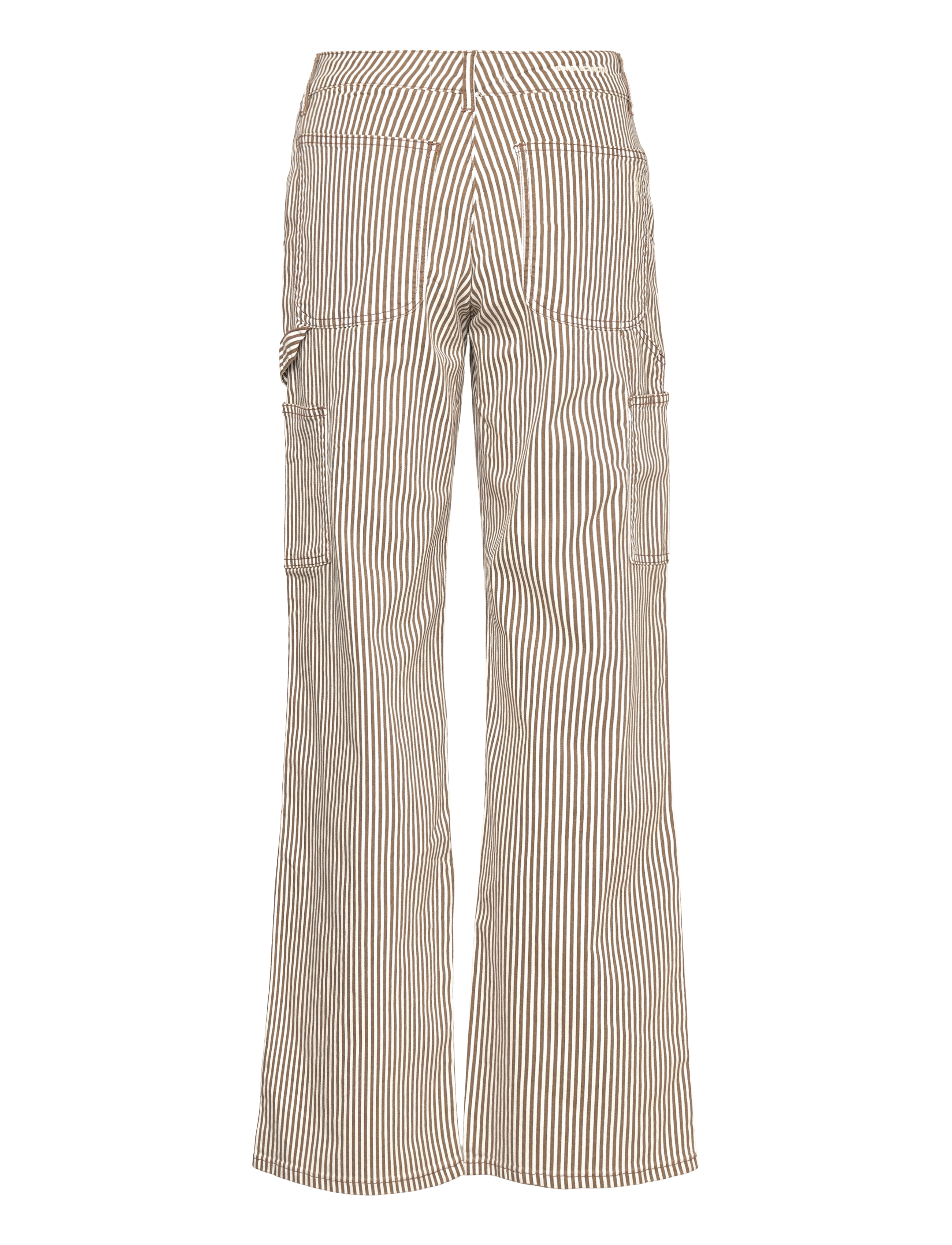 Sofie Schnoor - GITTESW TROUSERS - cargobyxor - brown striped - 1