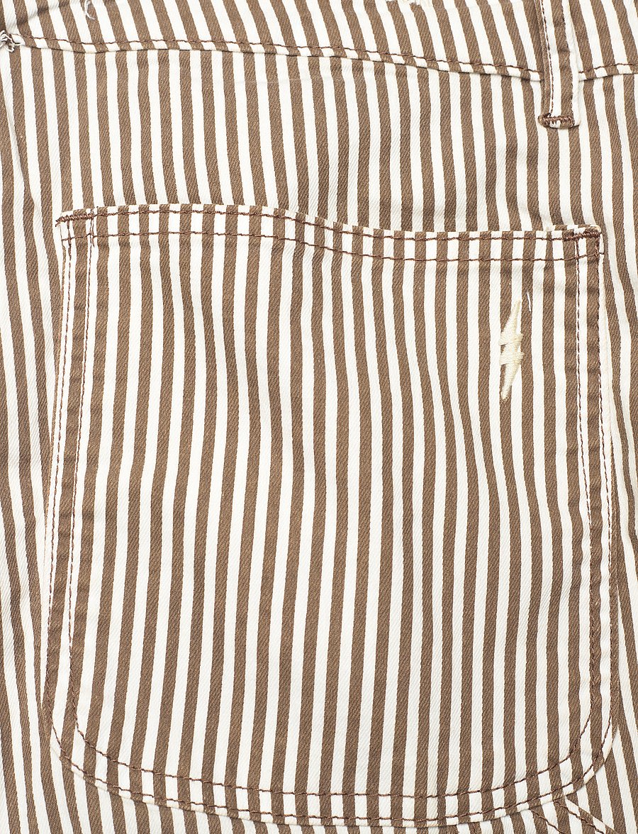 Sofie Schnoor - Trousers - cargobukser - brown striped - 4