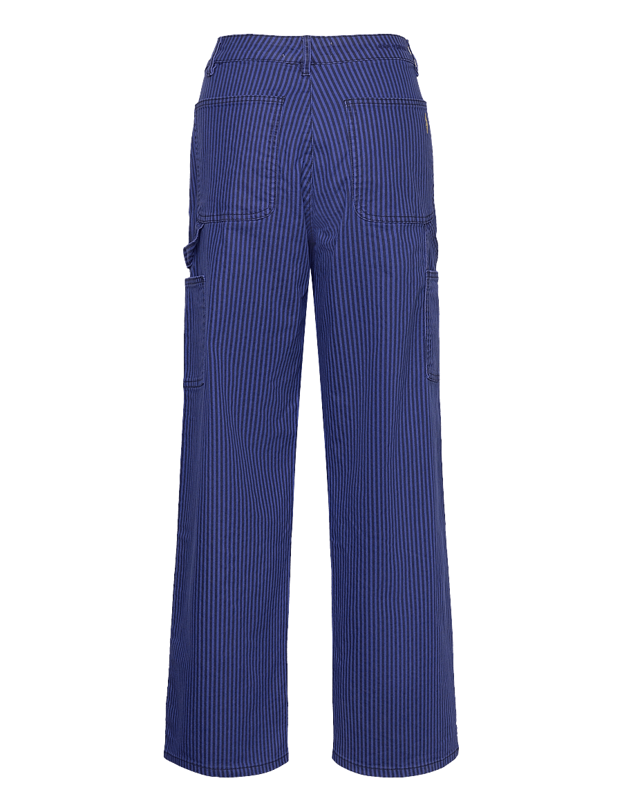 Sofie Schnoor - Trousers - cargo pants - cobalt striped - 1