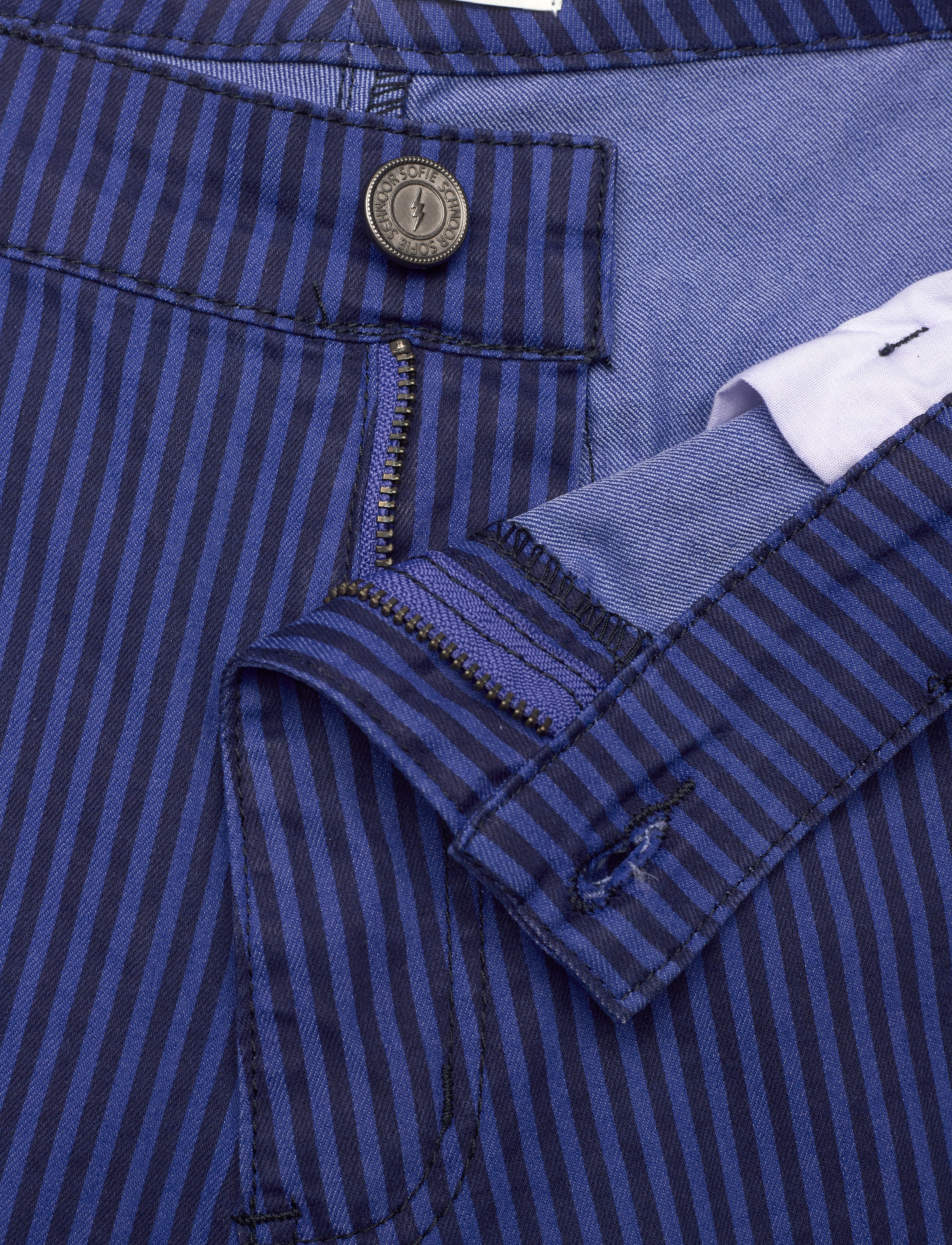 Sofie Schnoor - GITTESW TROUSERS - cargo pants - cobalt striped - 3