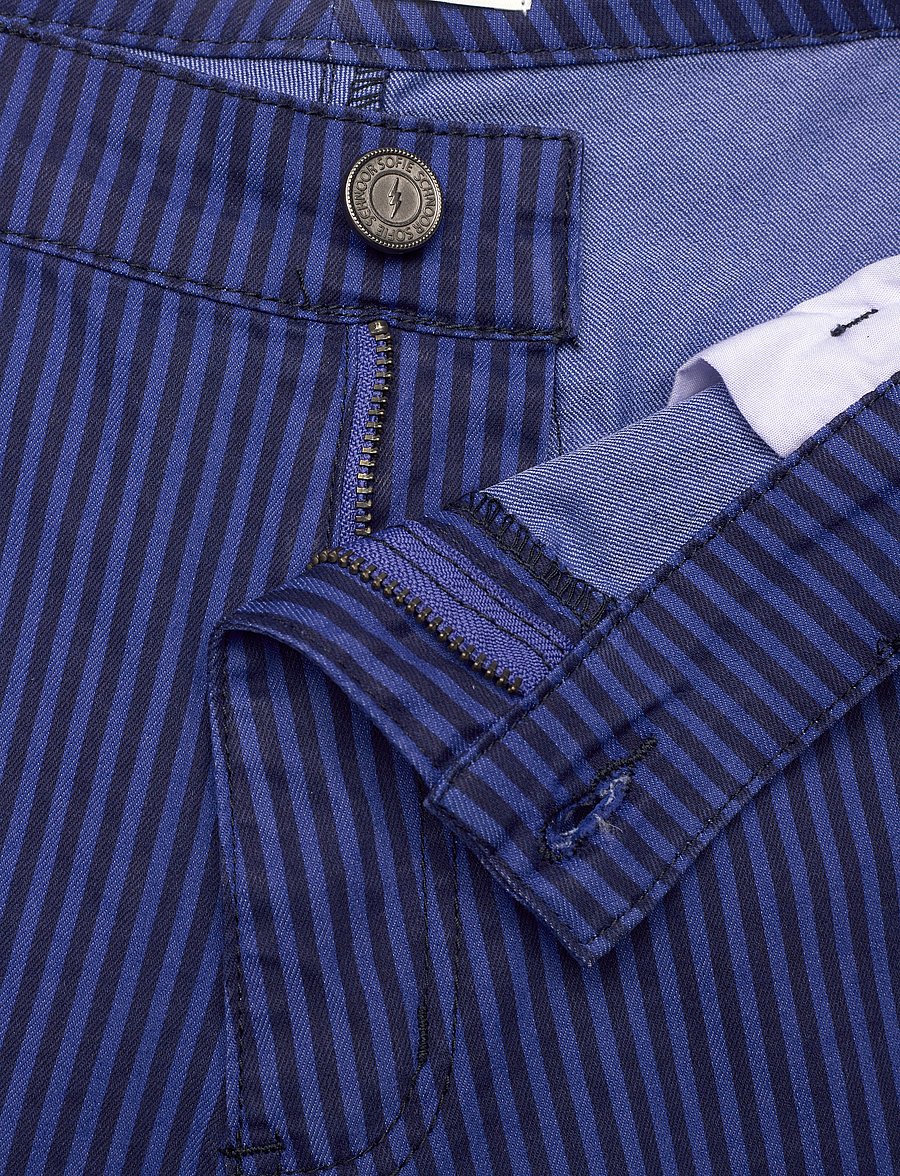 Sofie Schnoor - Trousers - cargo pants - cobalt striped - 3
