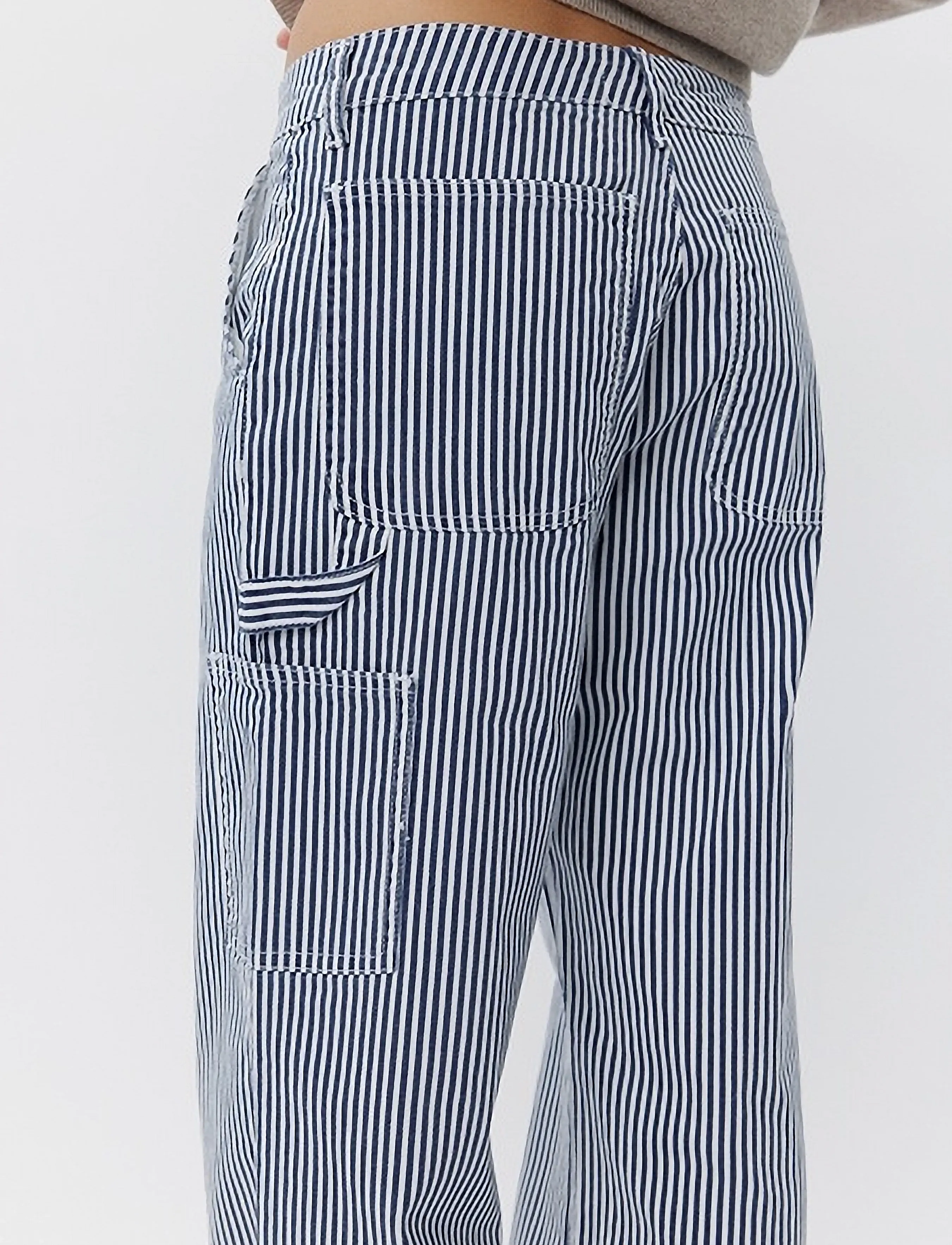 Sofie Schnoor - GITTESW TROUSERS - cargo pants - dark blue striped - 3