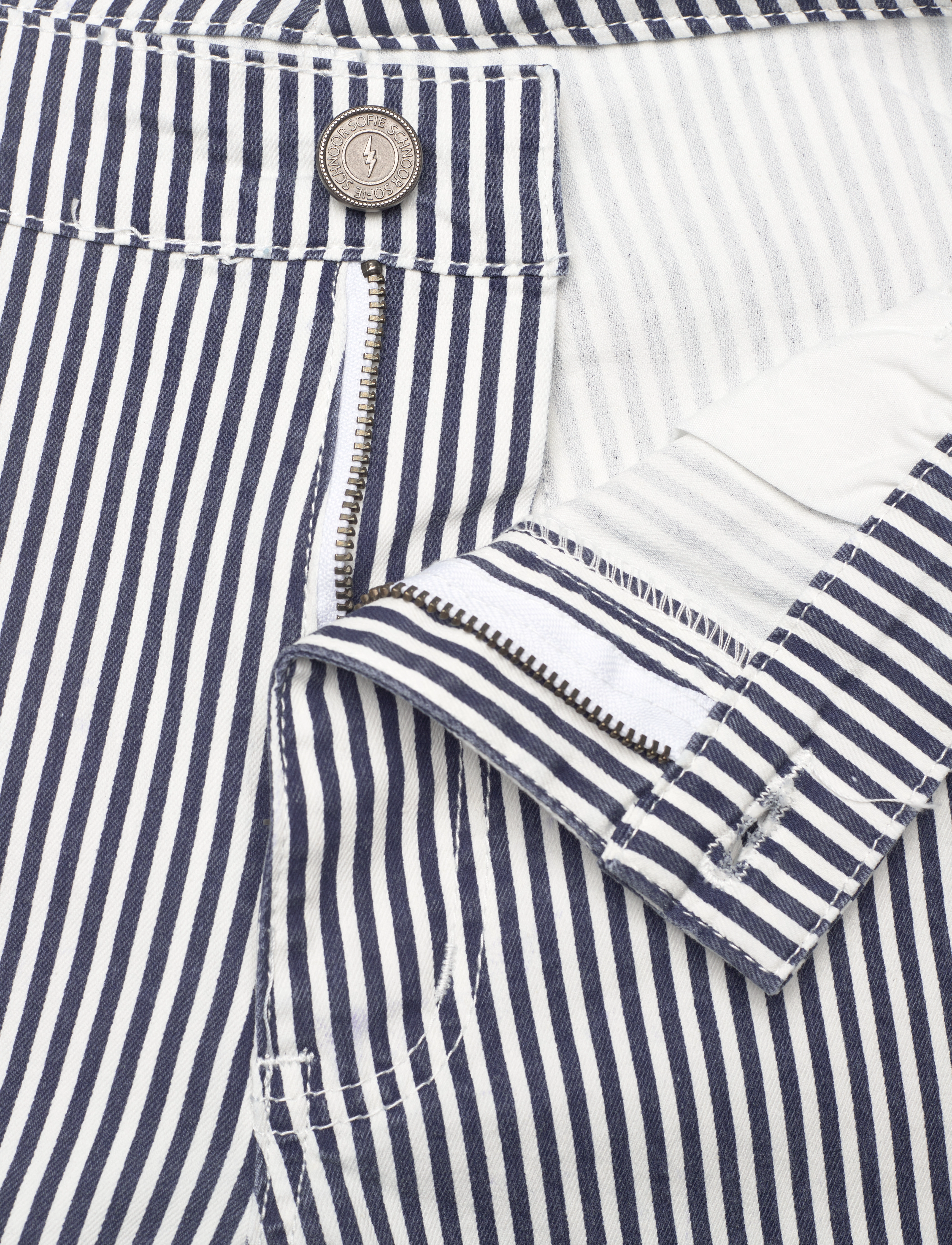 Sofie Schnoor - GITTESW TROUSERS - cargo pants - dark blue striped - 5