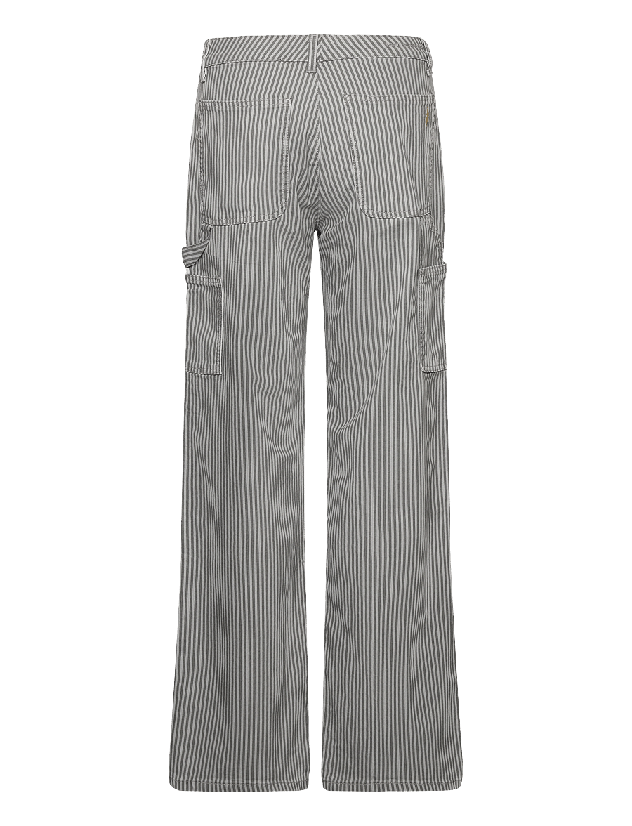 Sofie Schnoor - Trousers - cargobyxor - grey striped - 2