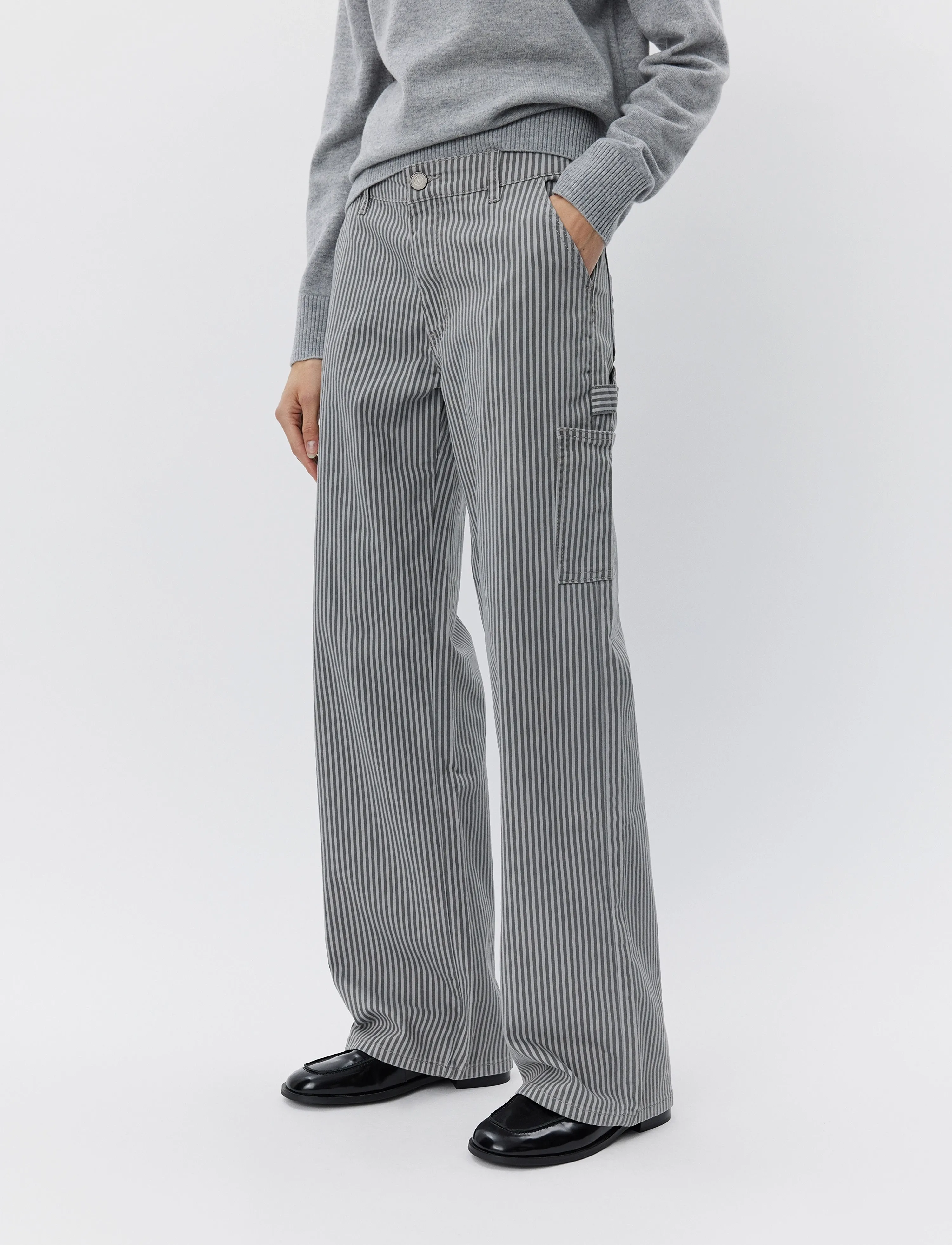 Sofie Schnoor Gittesw Trousers, S, Grey, Bukser > Cargo-Bukser, Dame
