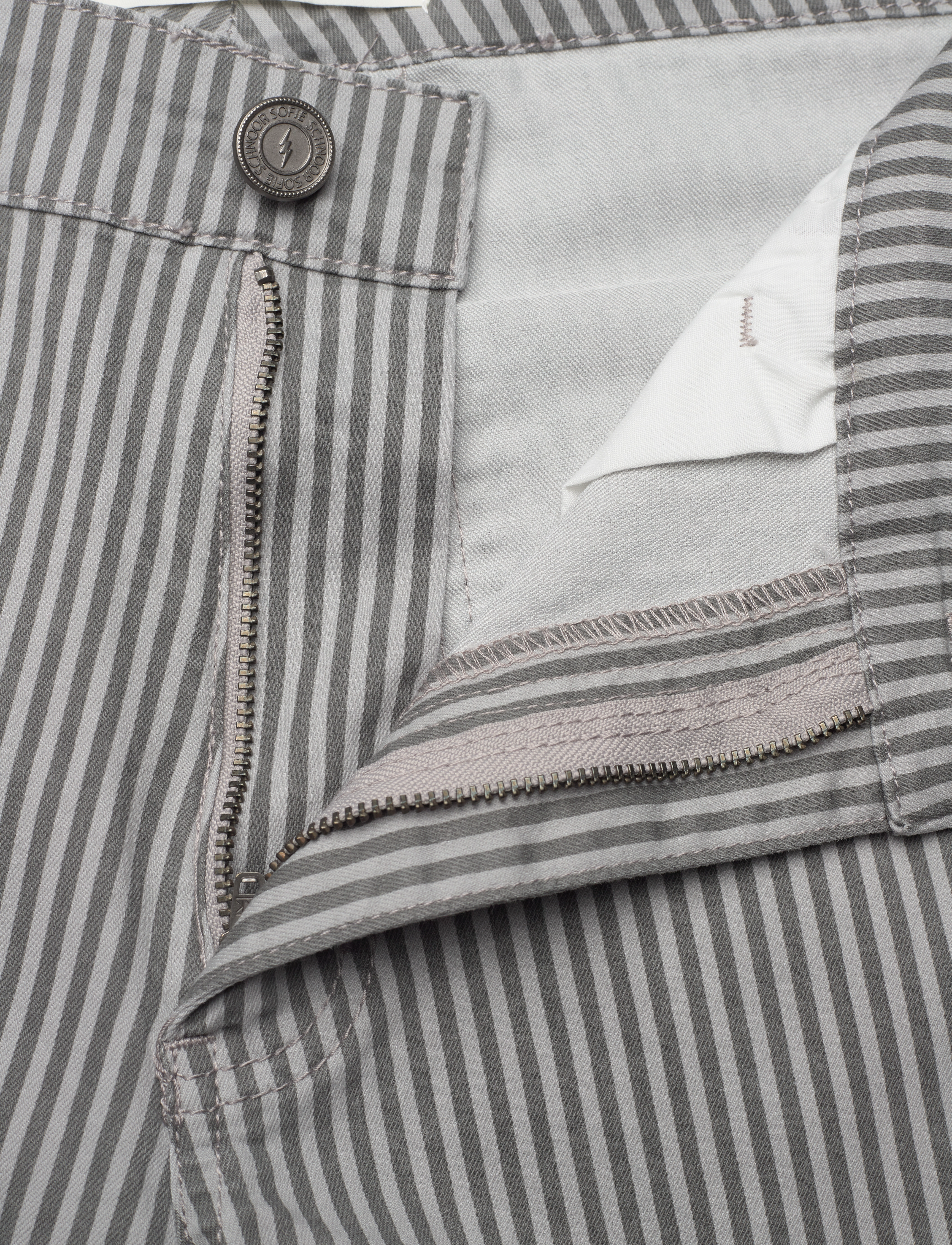 Sofie Schnoor - GITTESW TROUSERS - cargobyxor - grey striped - 5