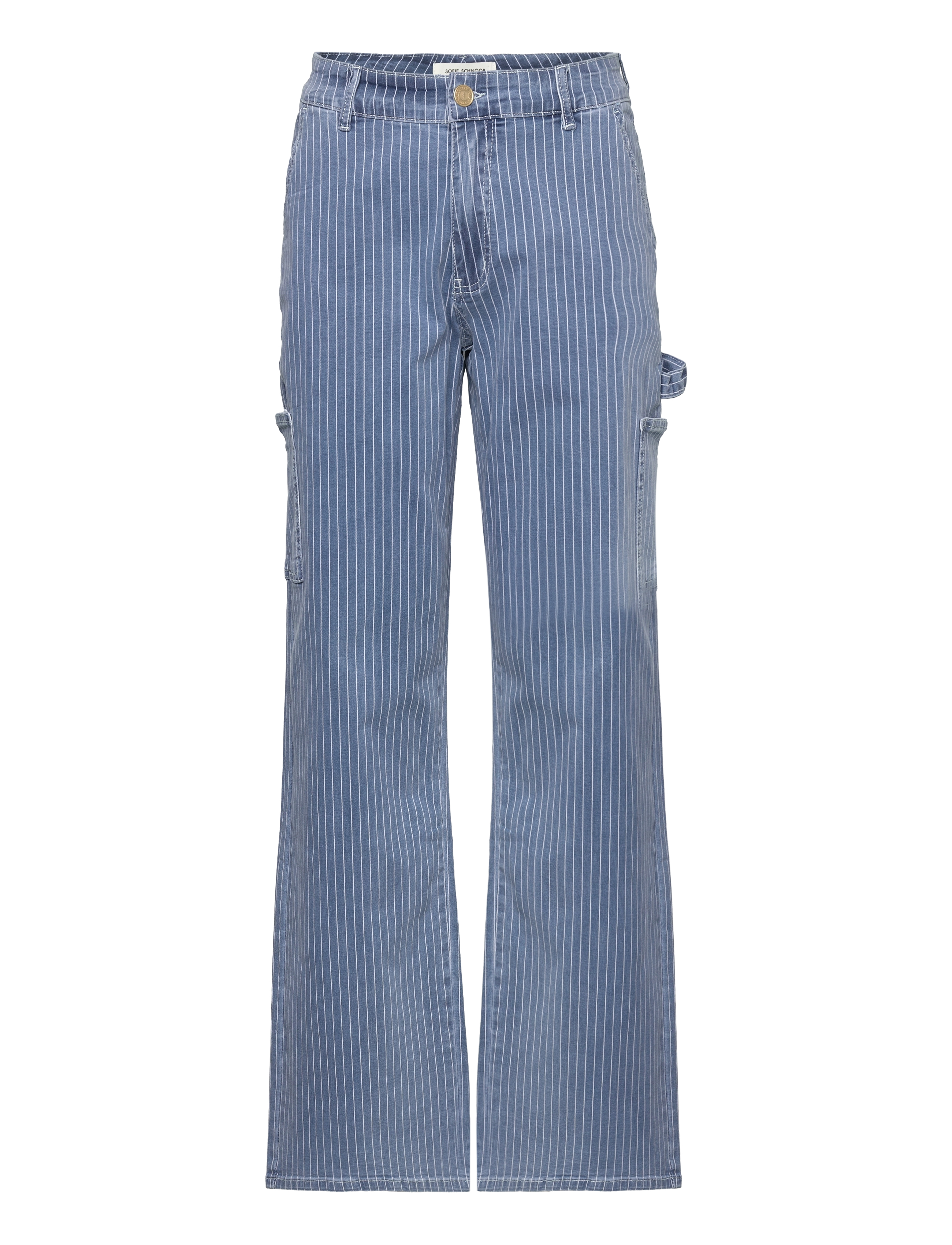 Sofie Schnoor GITTESW TROUSERS - Sofie Schnoor - LIGHT BLUE STRIPED / blue