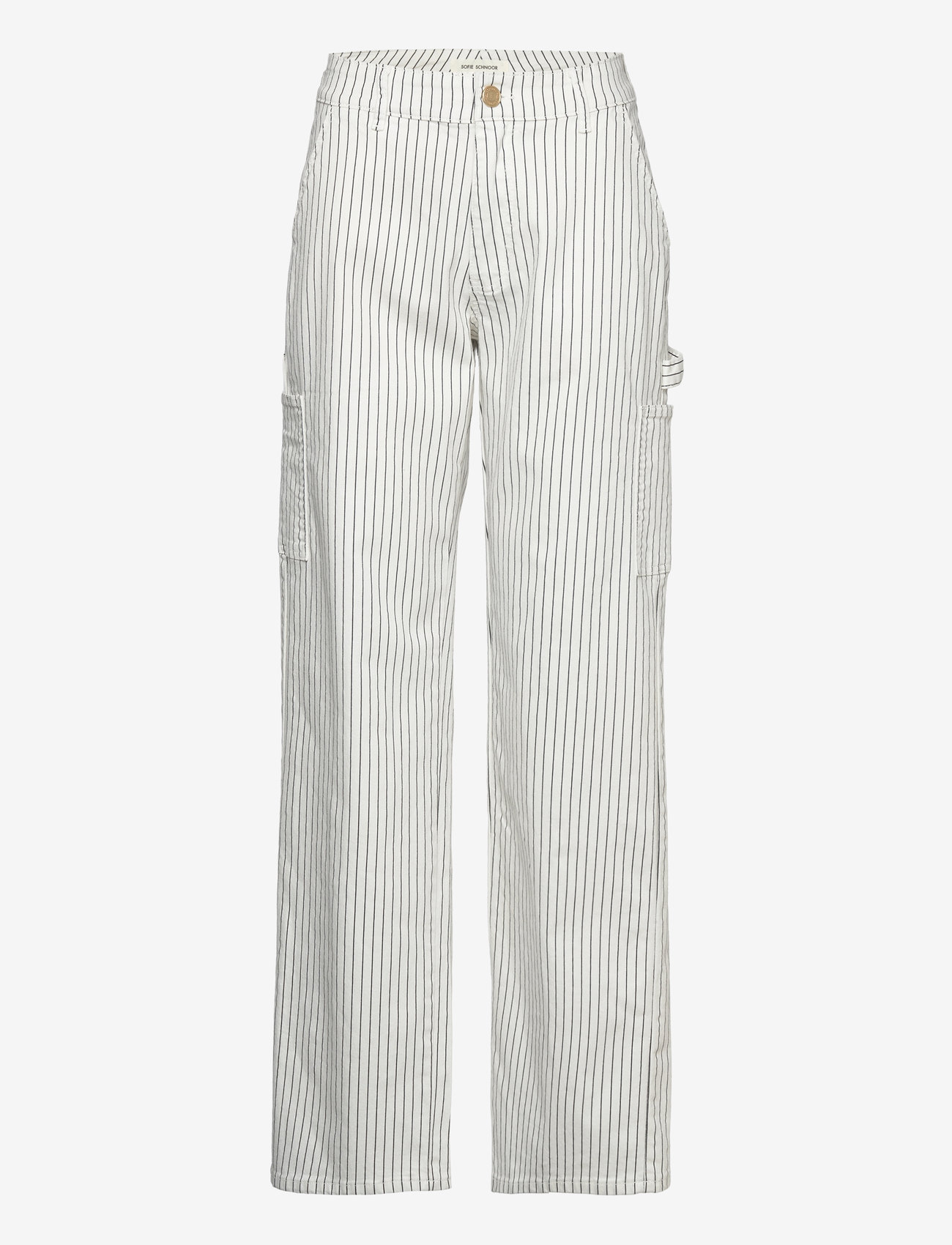 Sofie Schnoor - GITTESW TROUSERS - cargobukser - off white striped - 0