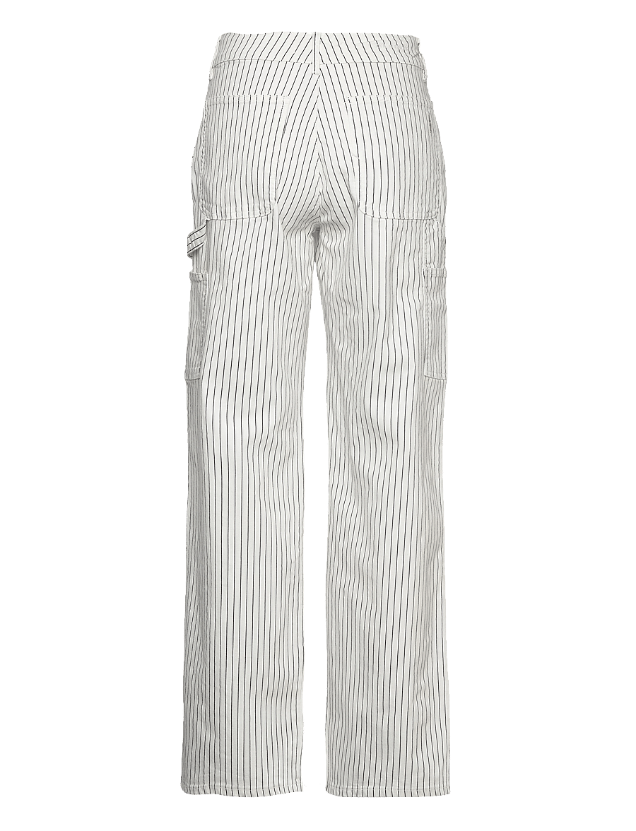 Sofie Schnoor - Trousers - cargo-püksid - off white striped - 1