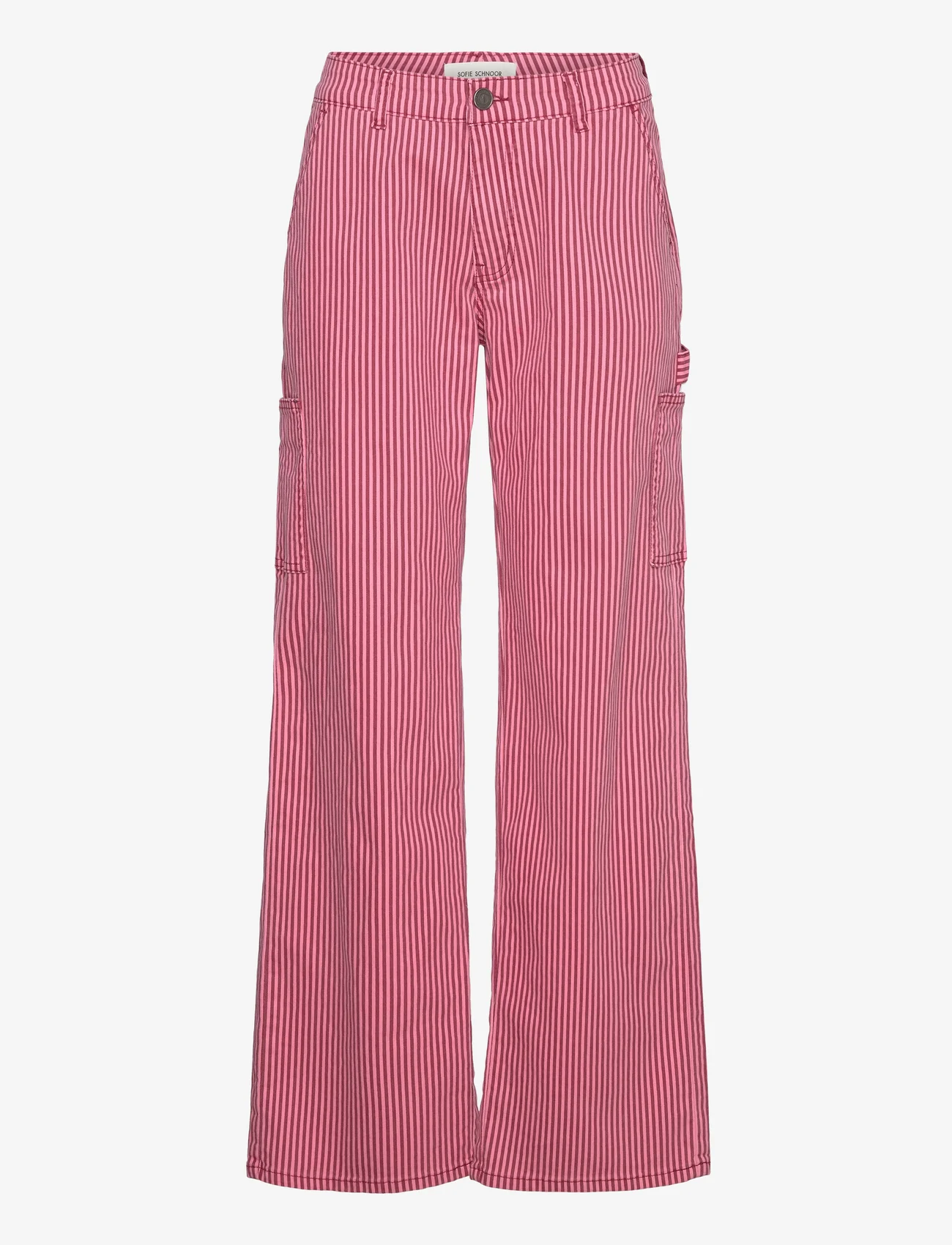 Sofie Schnoor - Trousers - pantalon cargo - red striped - 0