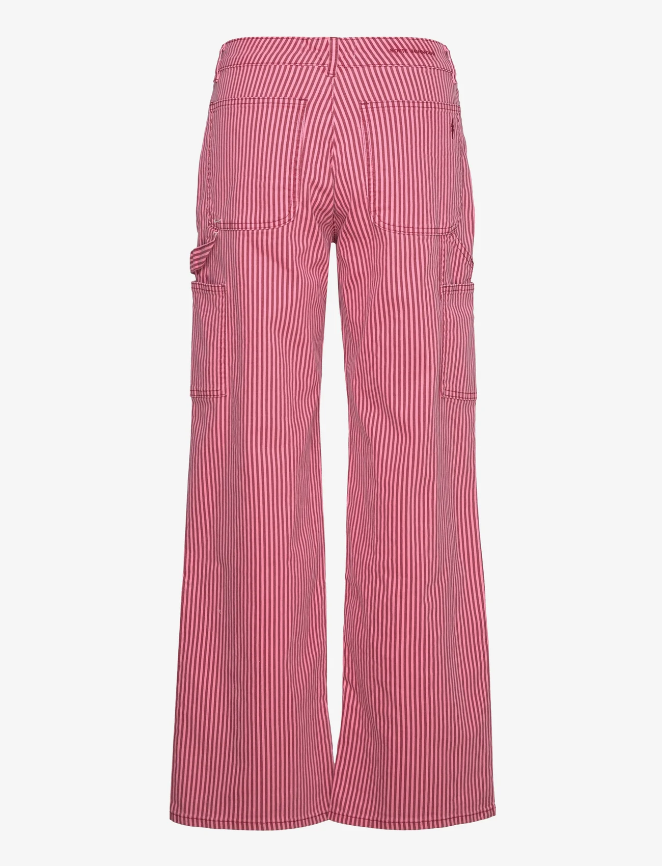 Sofie Schnoor - Trousers - pantalon cargo - red striped - 1
