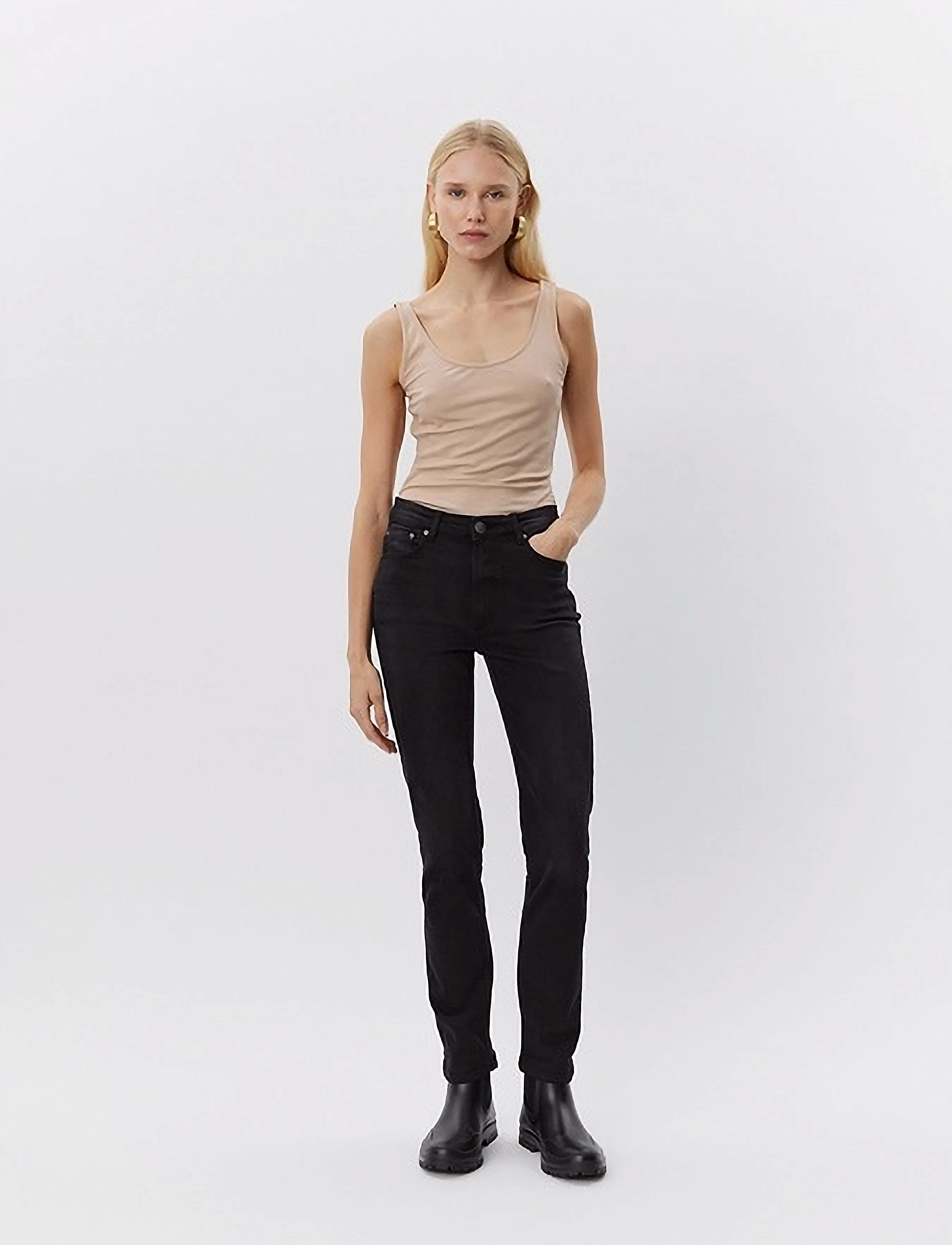 Sofie Schnoor - GALINASW JEANS - flared jeans - black - 3
