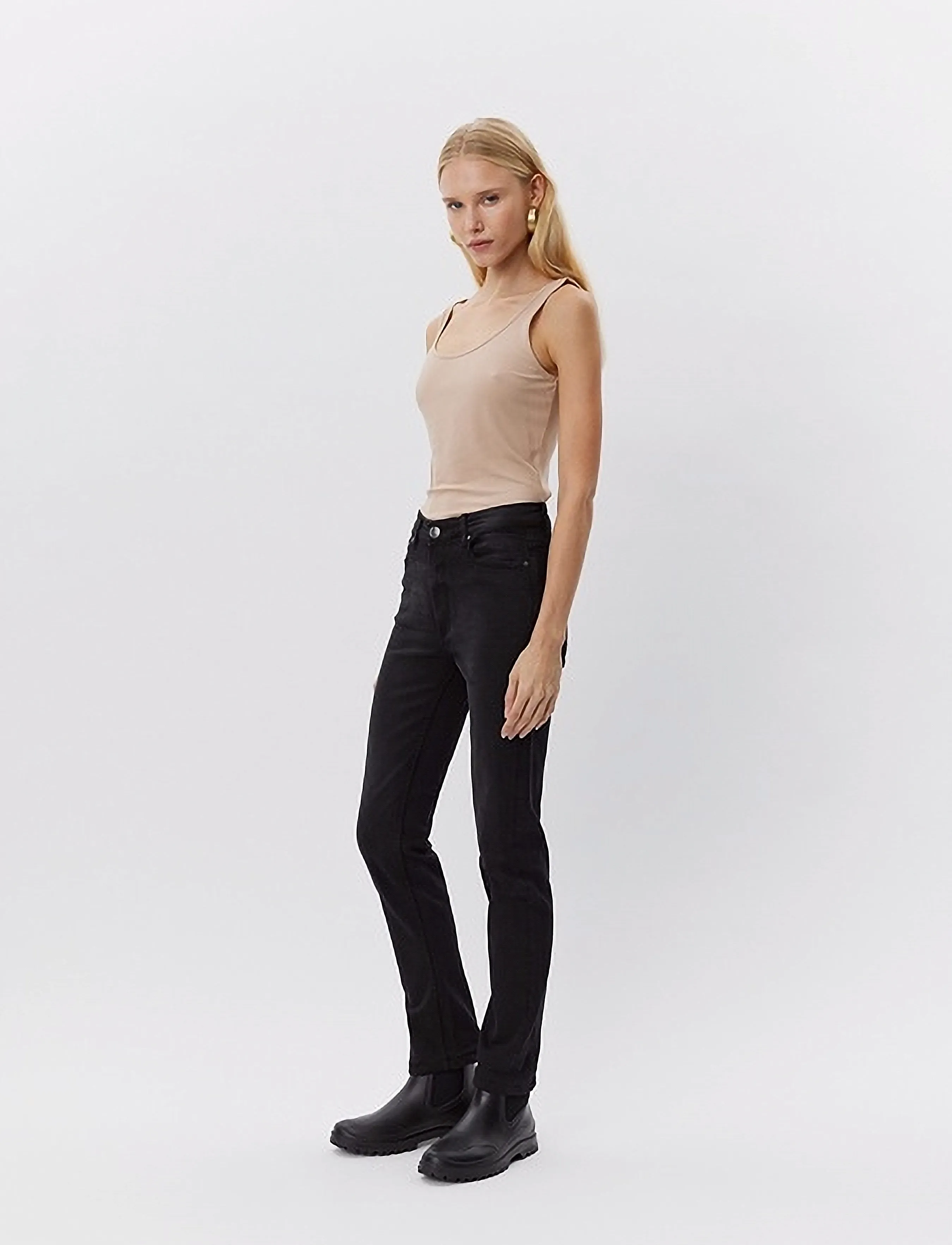 Sofie Schnoor - GALINASW JEANS - flared jeans - black - 4