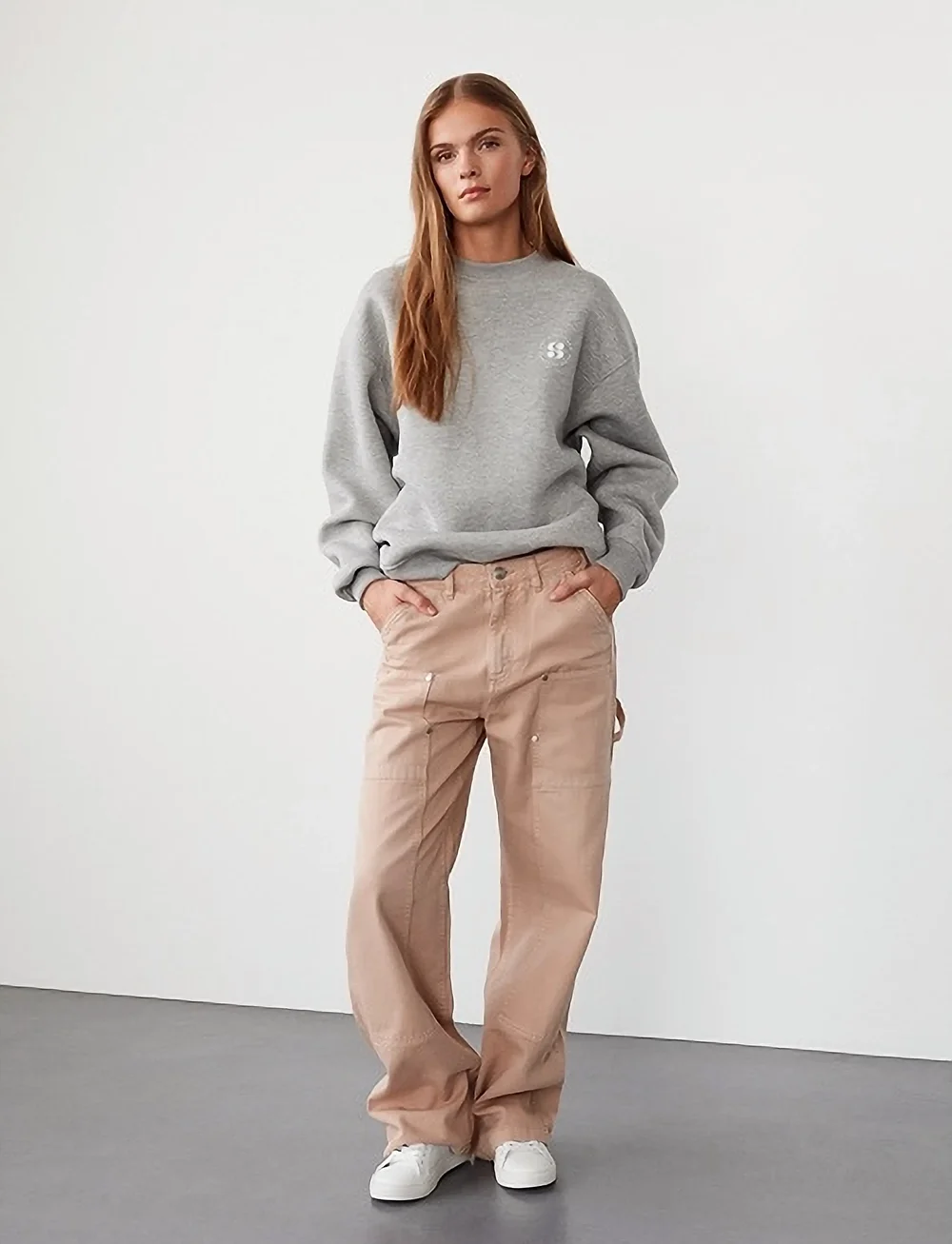 Sofie Schnoor - PARISW SWEATSHIRT - sweatshirts - grey melange - 0