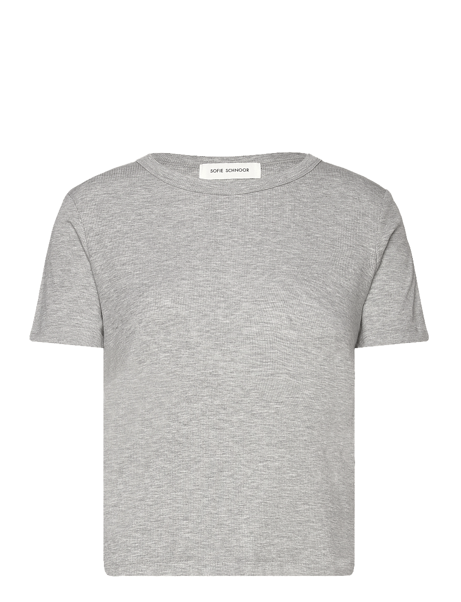 Sofie Schnoor - NATALIASW T-SHIRT - t-shirts - grey mel - 1