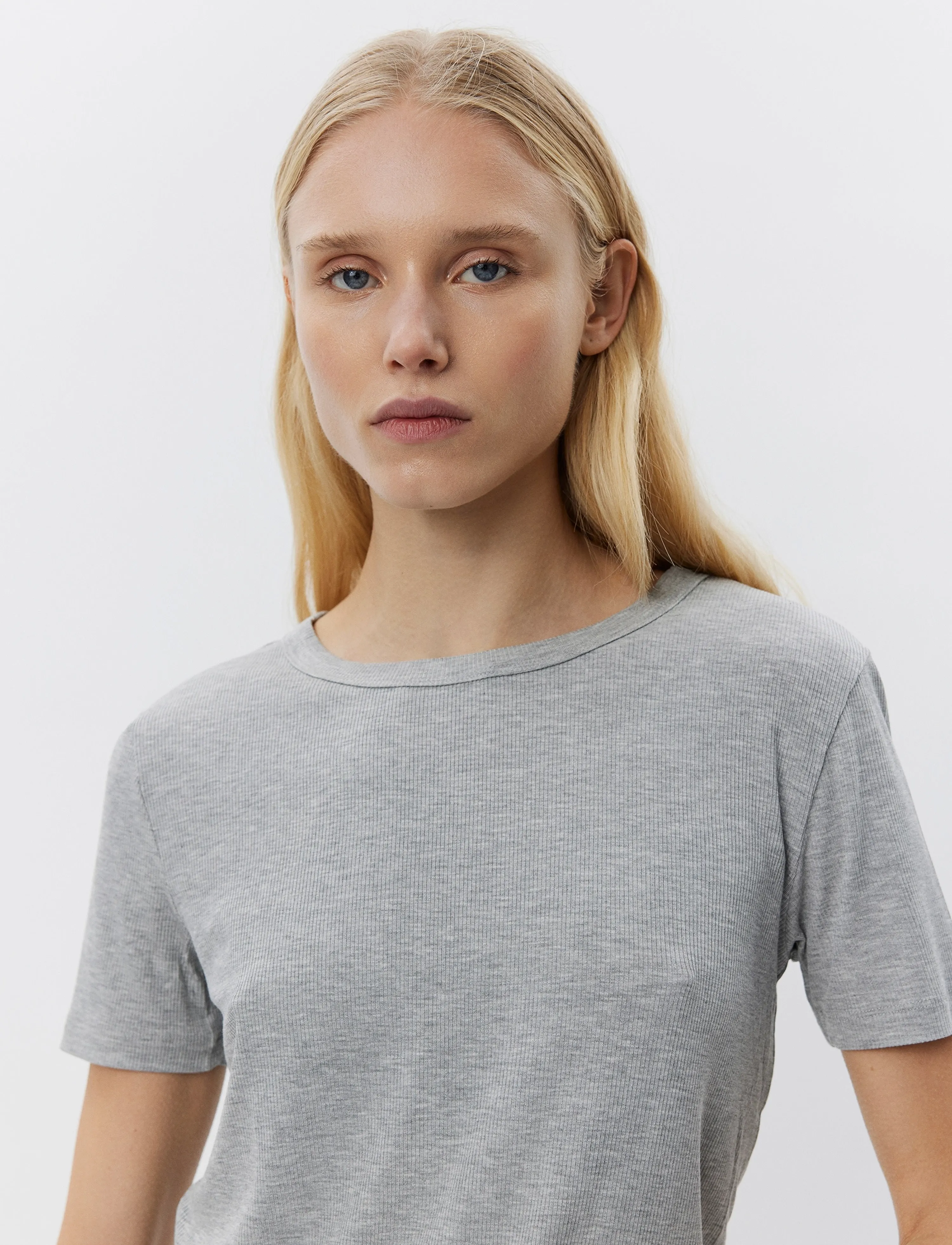 Sofie Schnoor - NATALIASW T-SHIRT - t-shirts - grey mel - 3