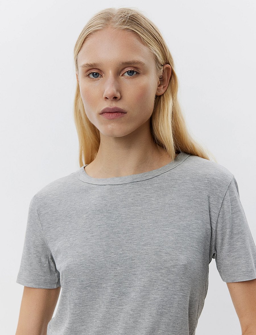 Sofie Schnoor - NATALIASW T-SHIRT - t-shirts - grey mel - 3