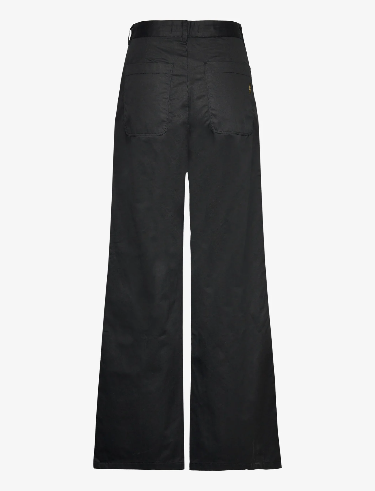 Sofie Schnoor - Trousers - bikses ar platām starām - black - 1