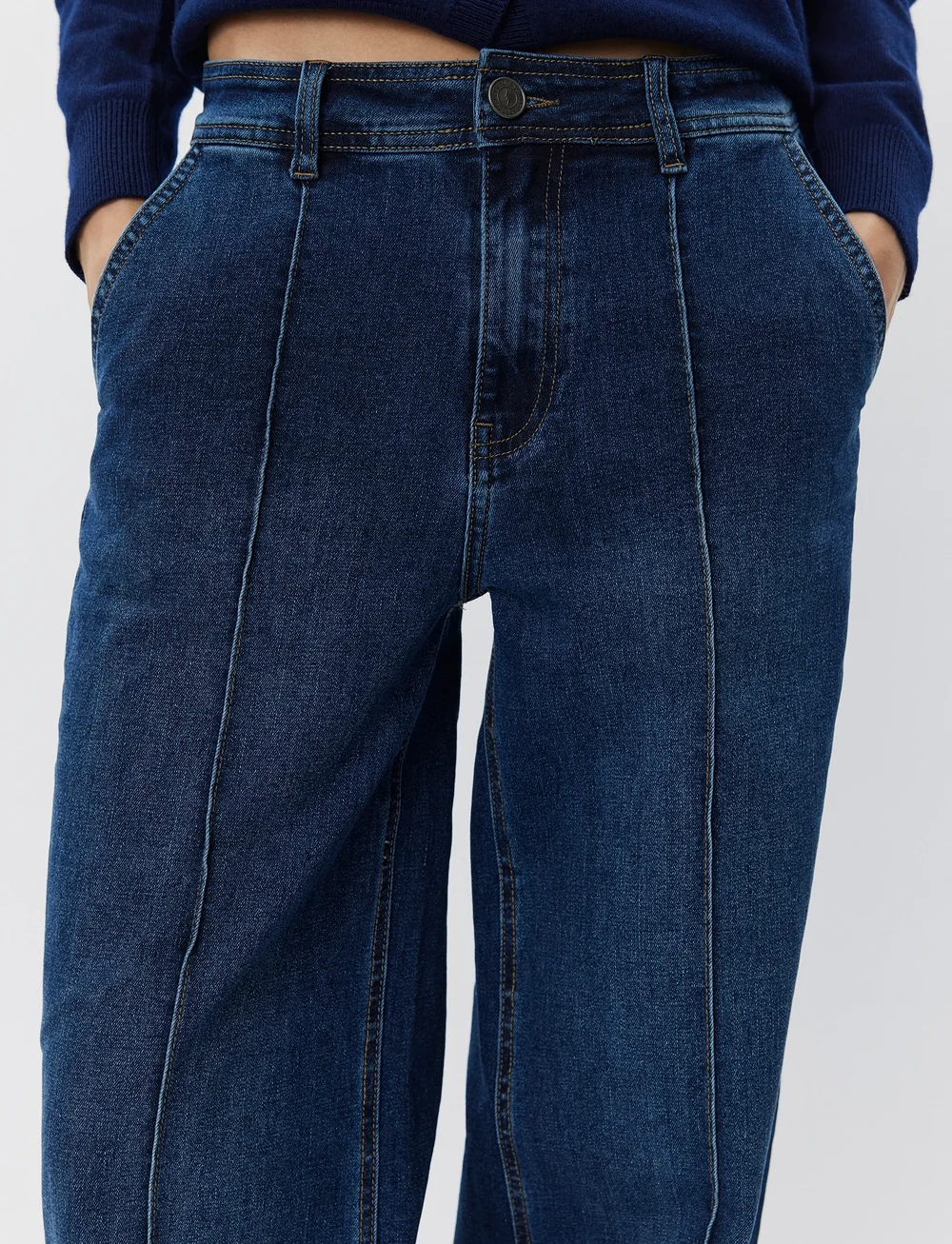 Sofie Schnoor - CARISW MID JEANS - straight jeans - dark denim blue - 3