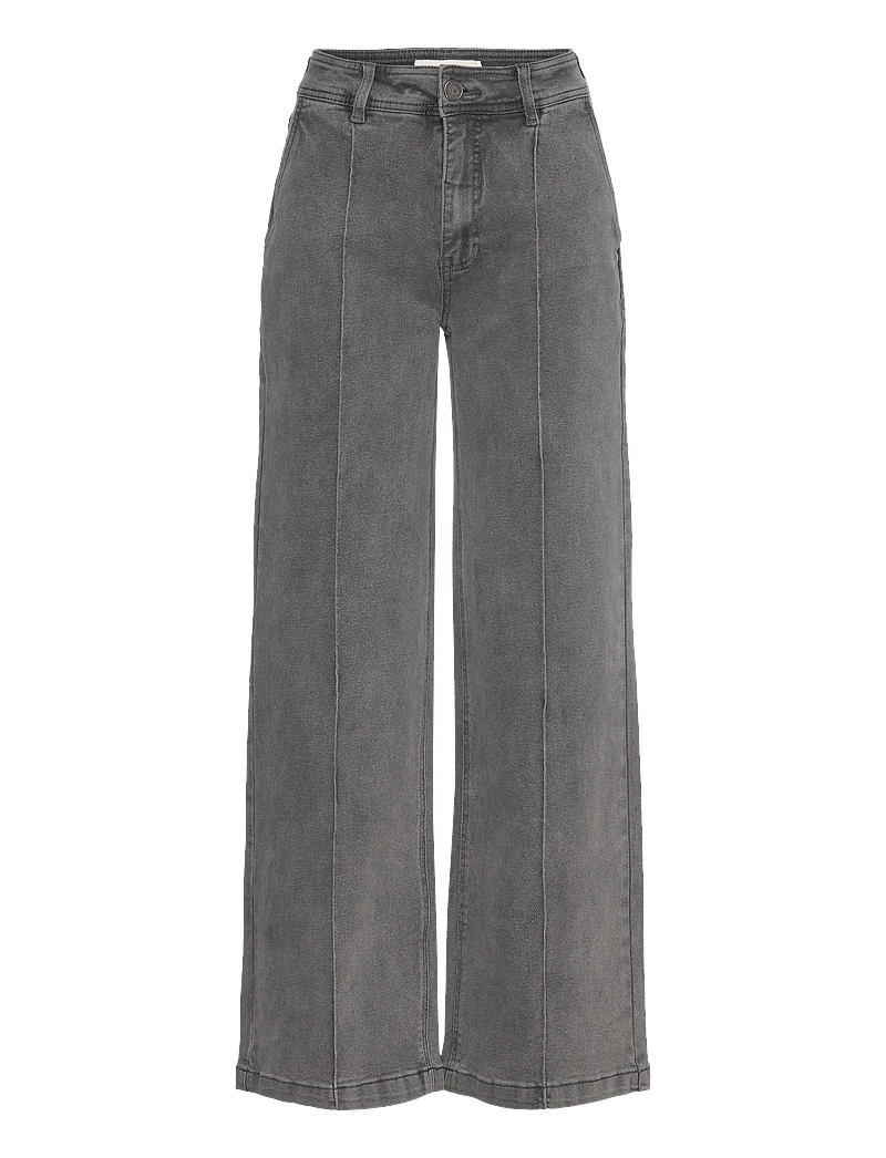 Sofie Schnoor - CARISW MID JEANS - straight jeans - grey denim - 1