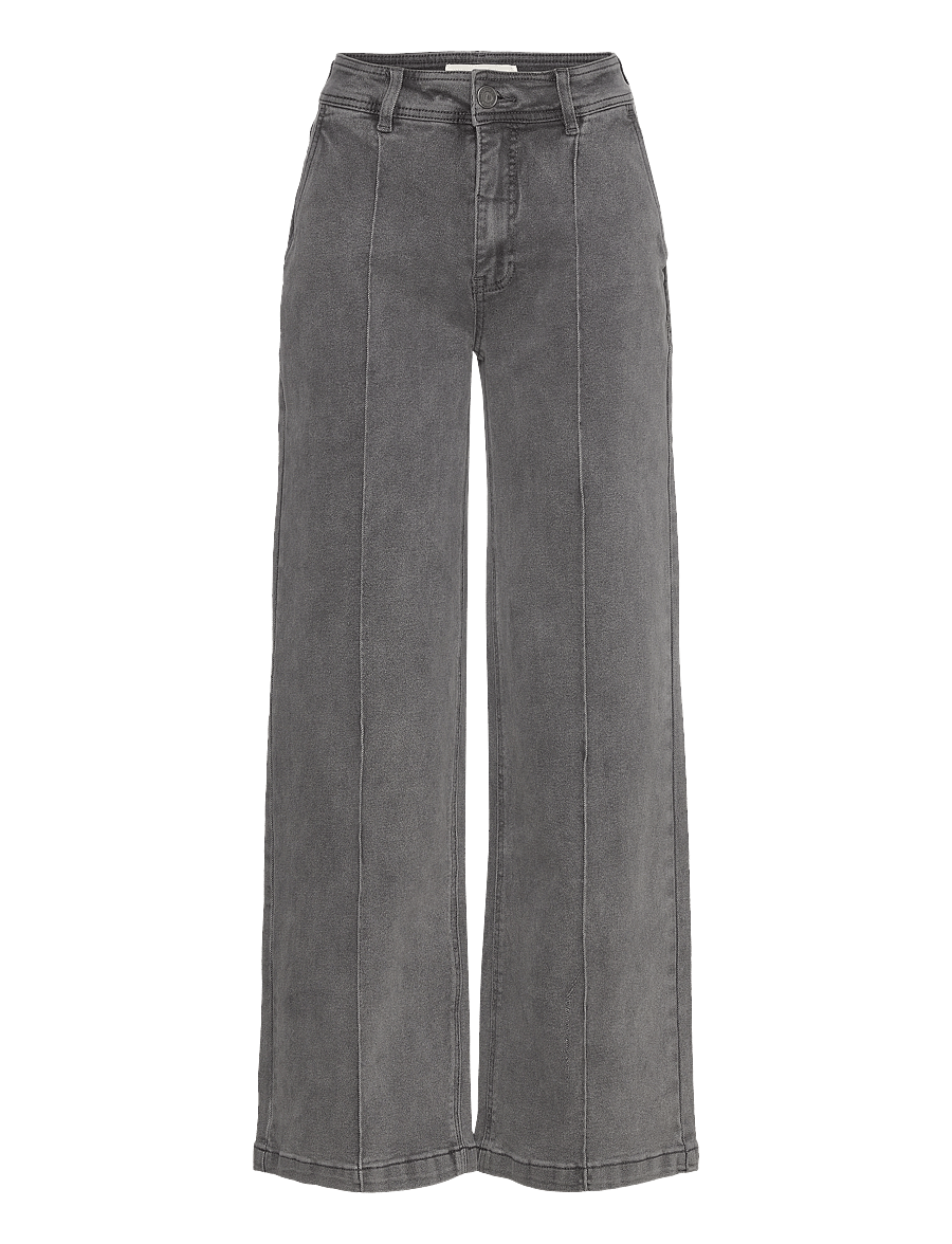 Sofie Schnoor - CARISW MID JEANS - jeans droites - grey denim - 1