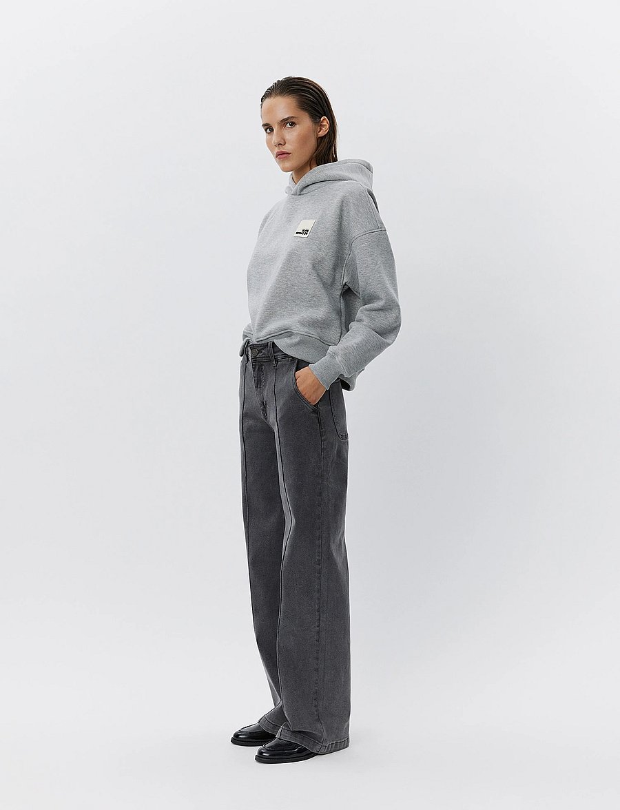 Sofie Schnoor - CARISW MID JEANS - jeans droites - grey denim - 3