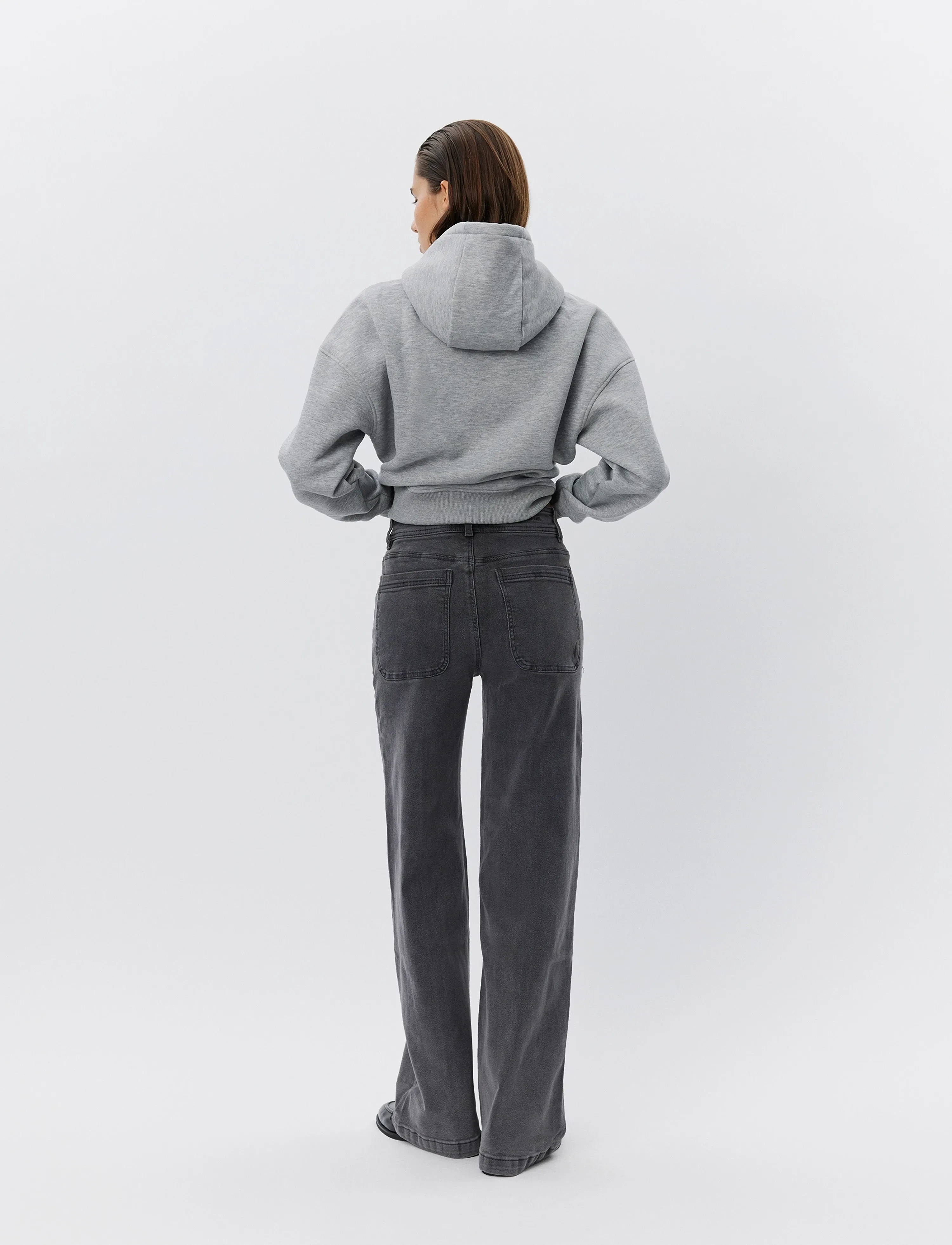 Sofie Schnoor - CARISW MID JEANS - straight jeans - grey denim - 4