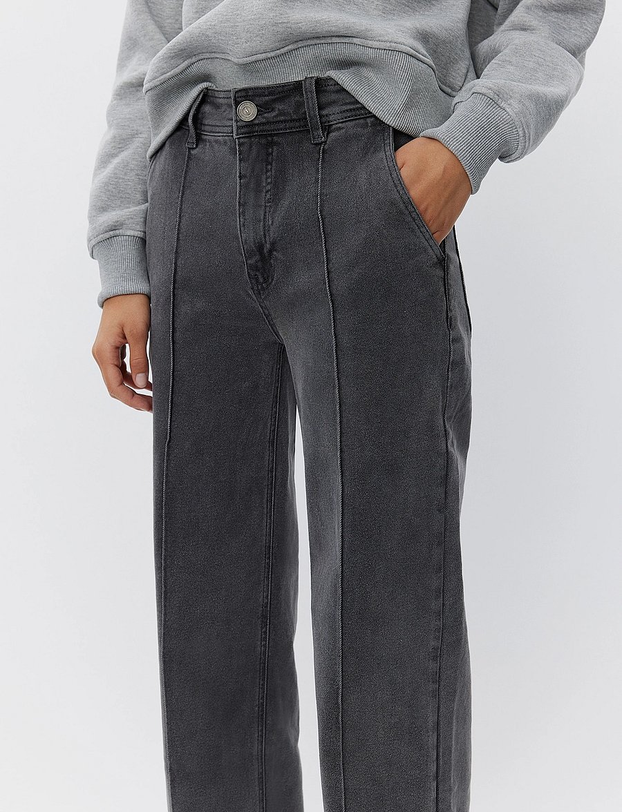 Sofie Schnoor - CARISW MID JEANS - gerade jeans - grey denim - 5