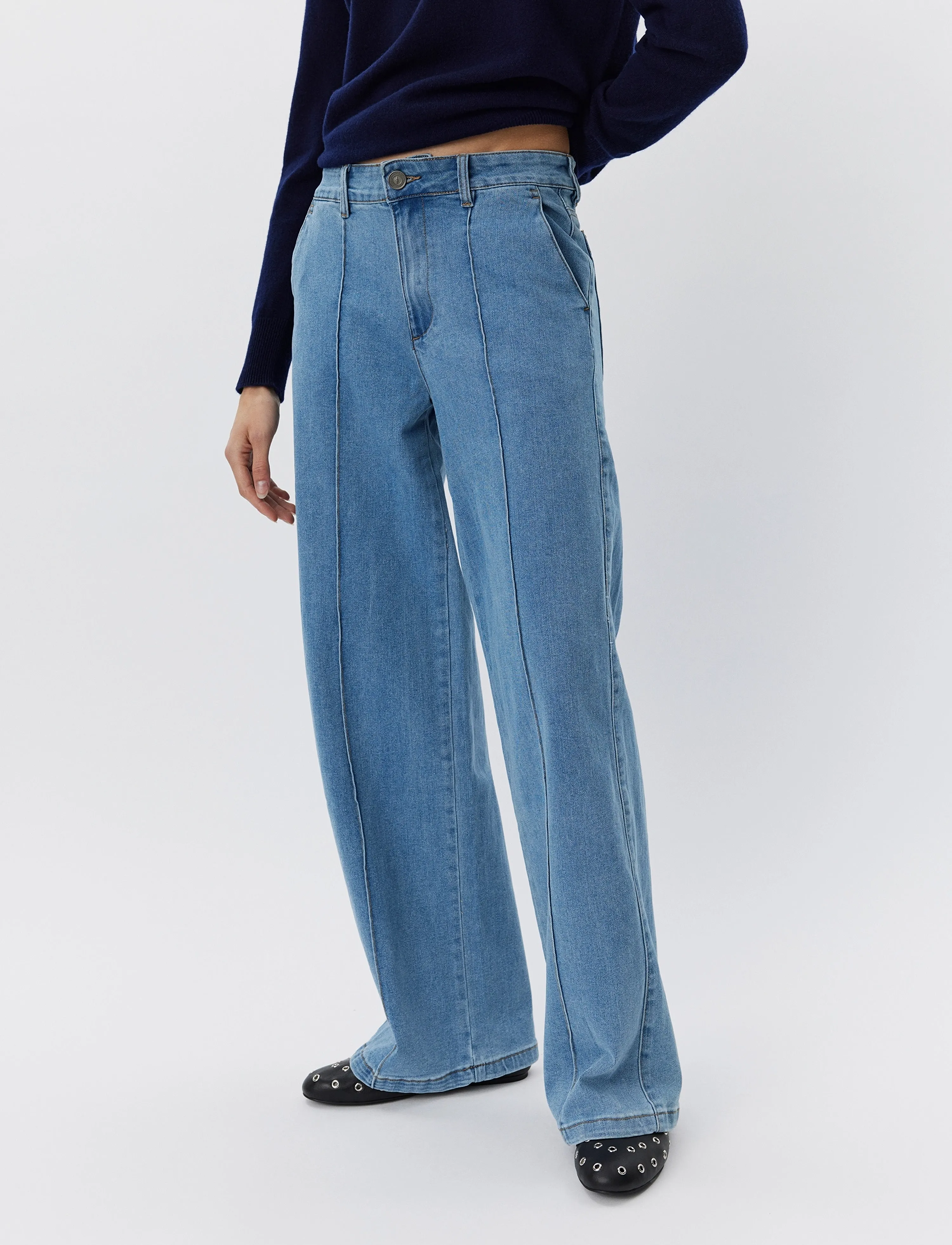 Sofie Schnoor CARISW MID JEANS - Jeans - LIGHT DENIM BLUE / blue