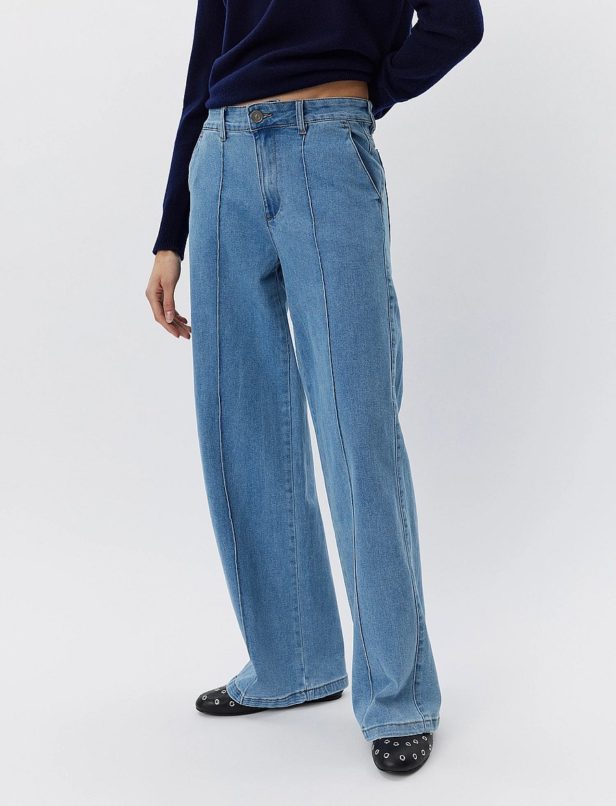 Sofie Schnoor - CARISW MID JEANS - gerade jeans - light denim blue - 0