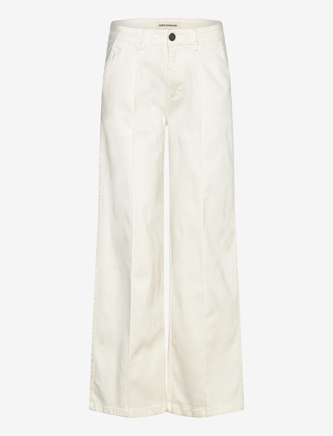 Sofie Schnoor - CARISW MID JEANS - straight jeans - off white - 0