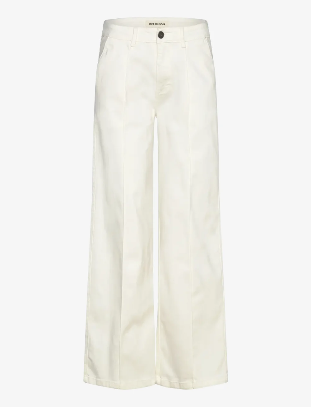 Sofie Schnoor - CARISW MID JEANS - straight jeans - off white - 0