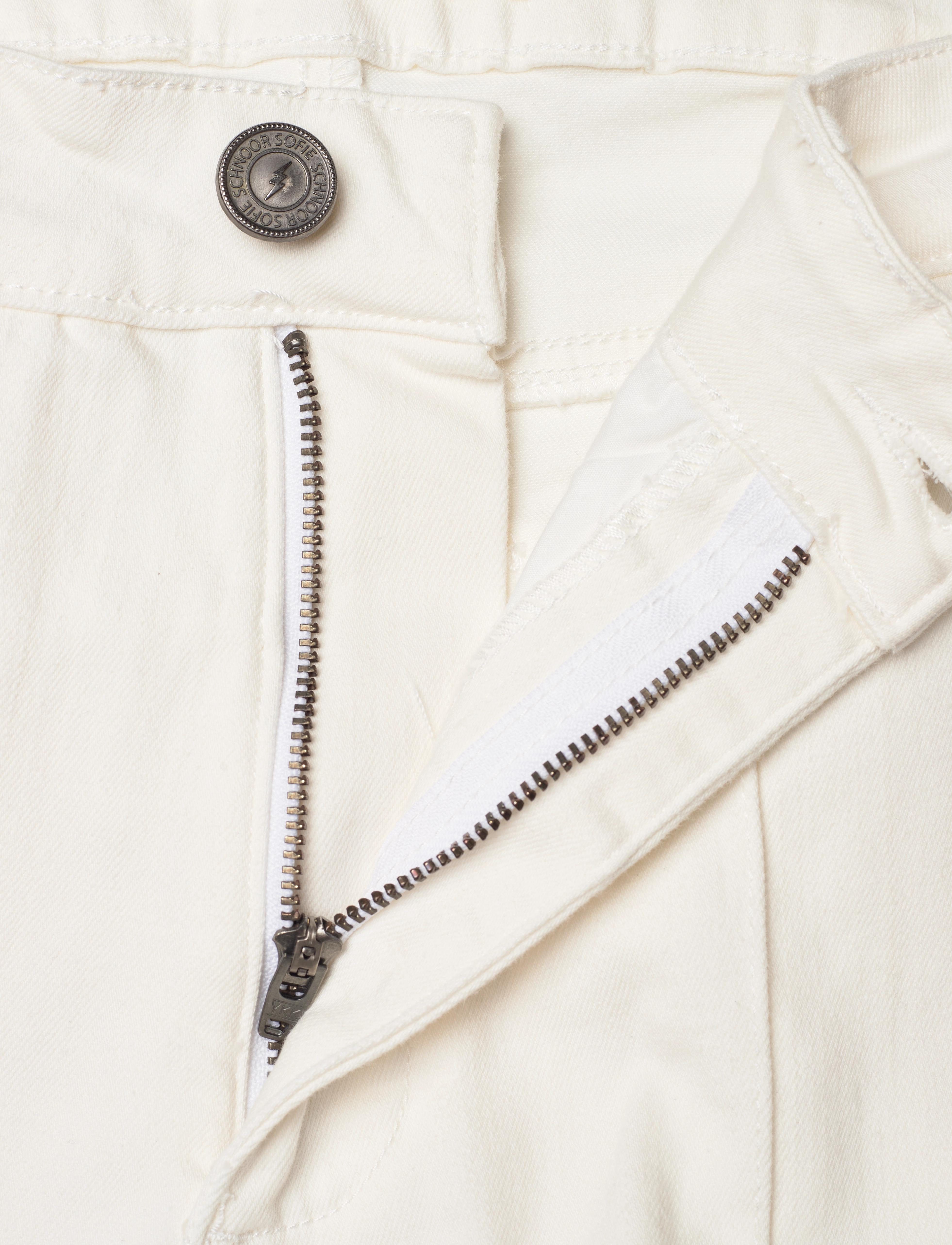 Sofie Schnoor - CARISW MID JEANS - sirge säärega teksad - off white - 3