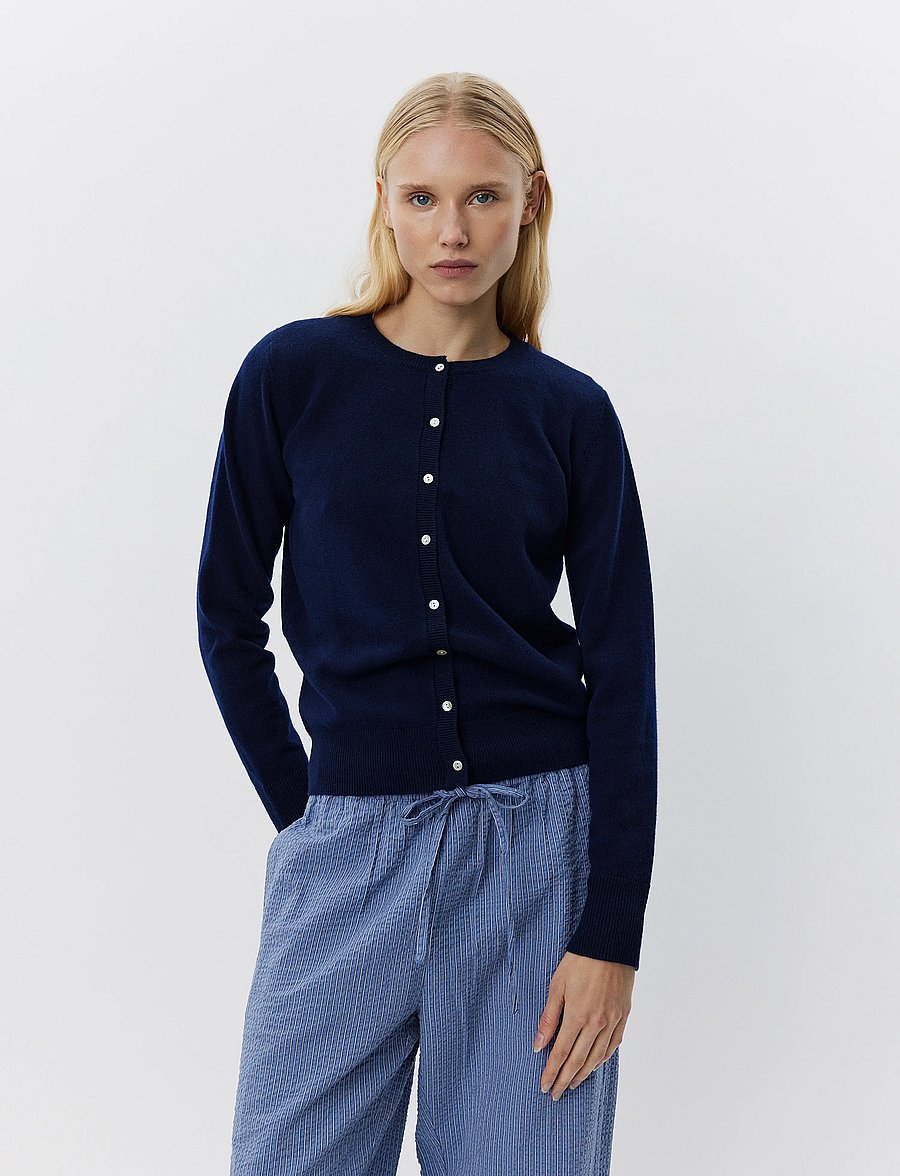 Sofie Schnoor - CISSESW CARDIGAN - strickjacken - navy - 0
