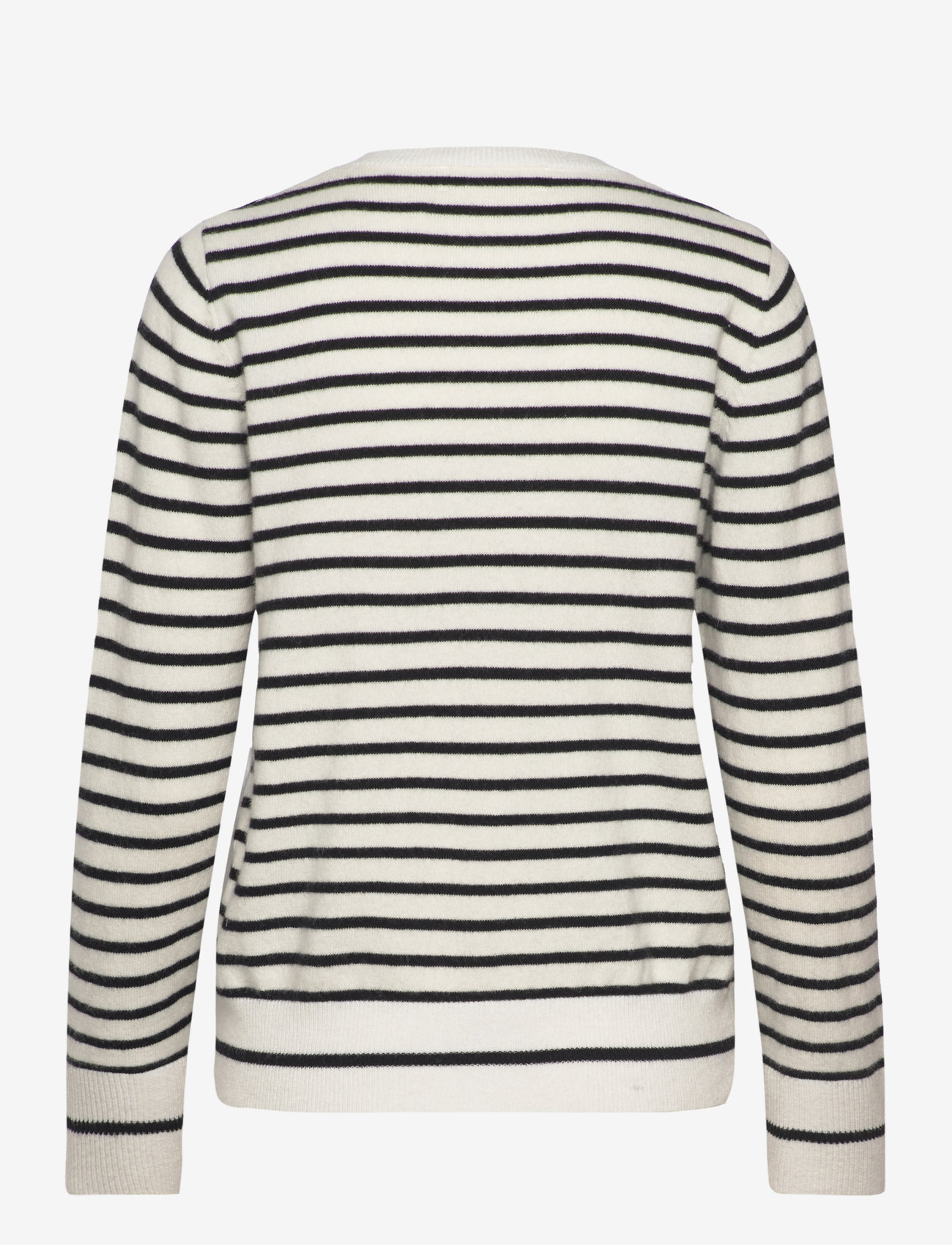 Sofie Schnoor - CISSESW STRIPE CARDIGAN - autumn clothing - black off white - 1