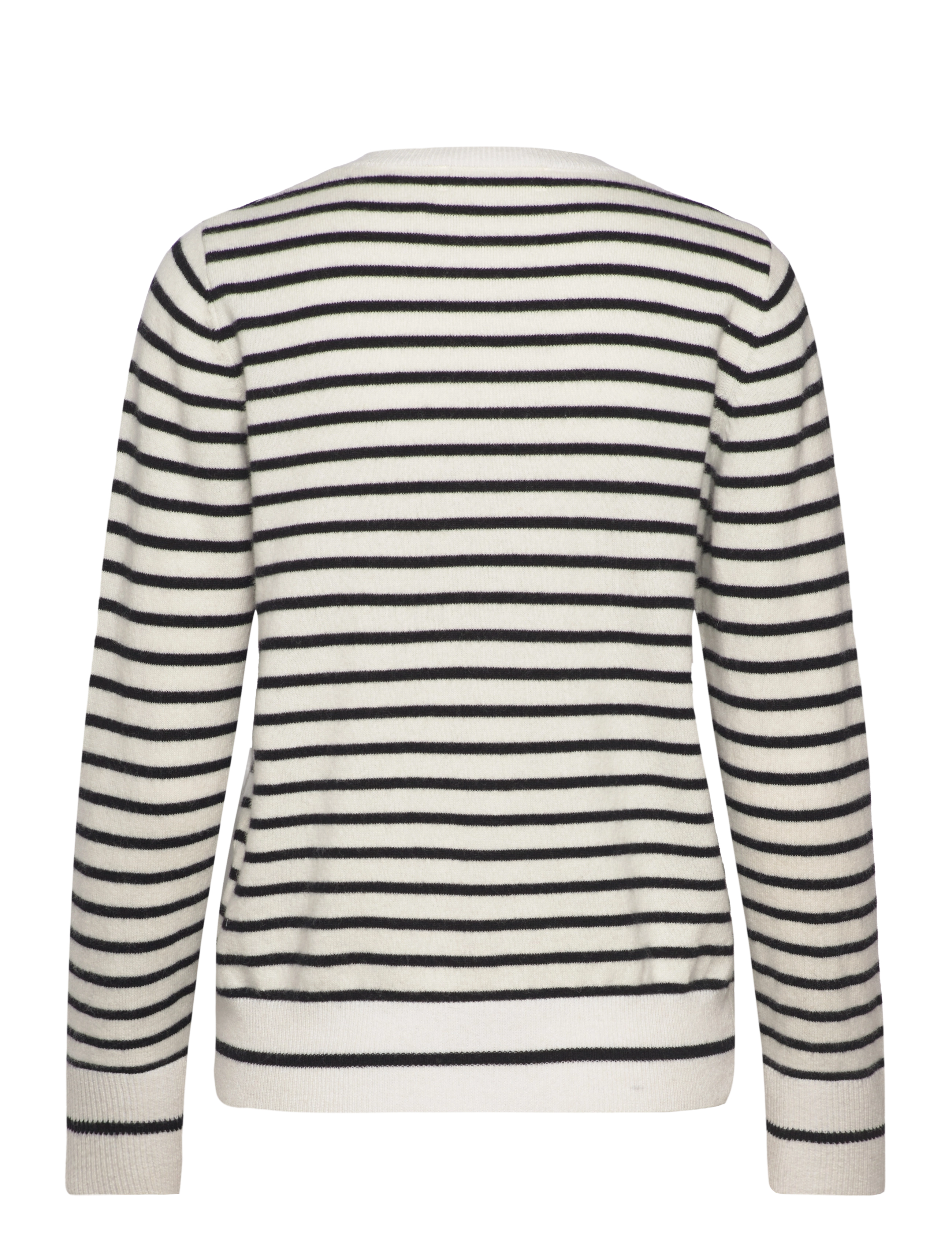 Sofie Schnoor - CISSESW STRIPE CARDIGAN - cardigans - black off white - 2