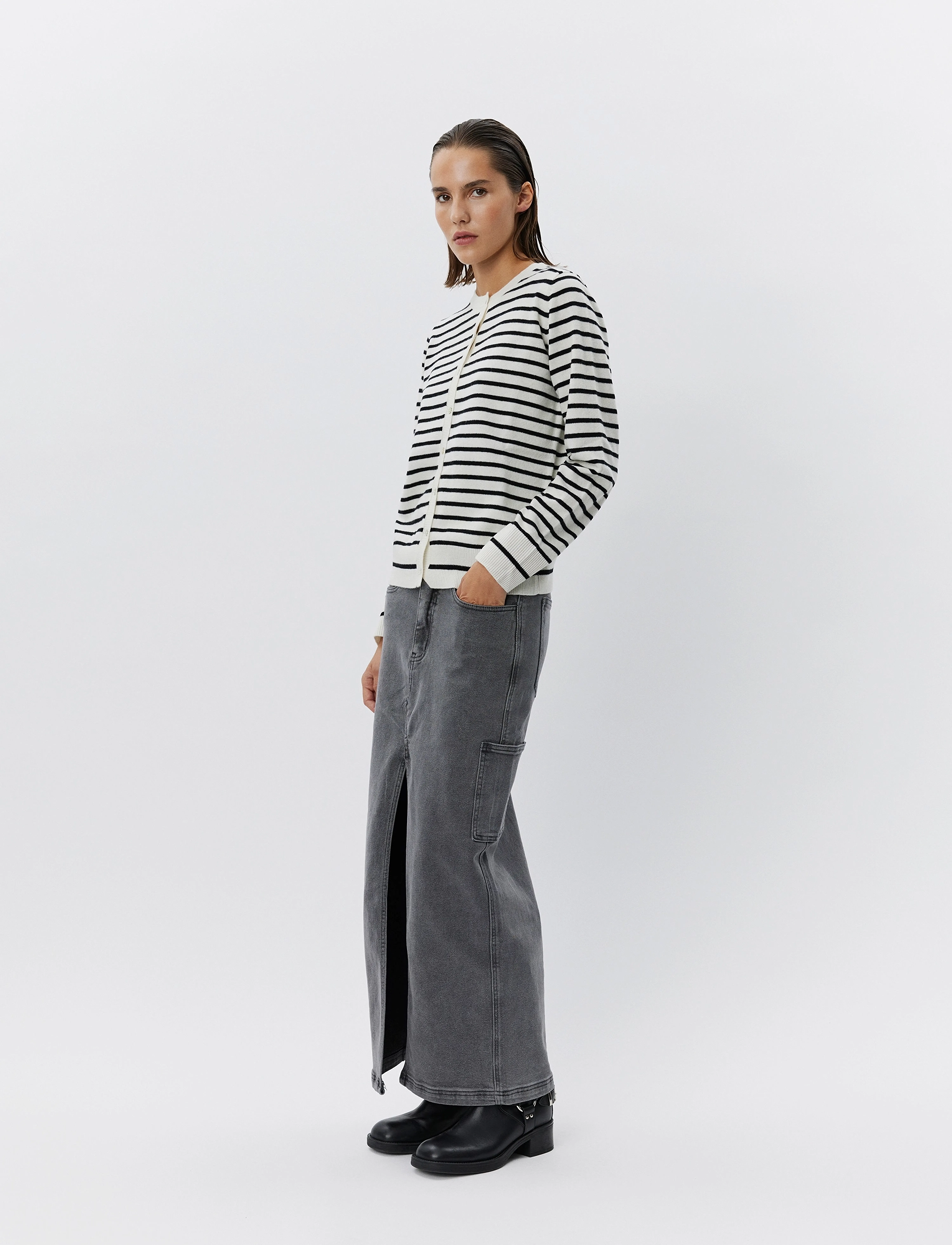 Cissesw Stripe Cardigan 3
