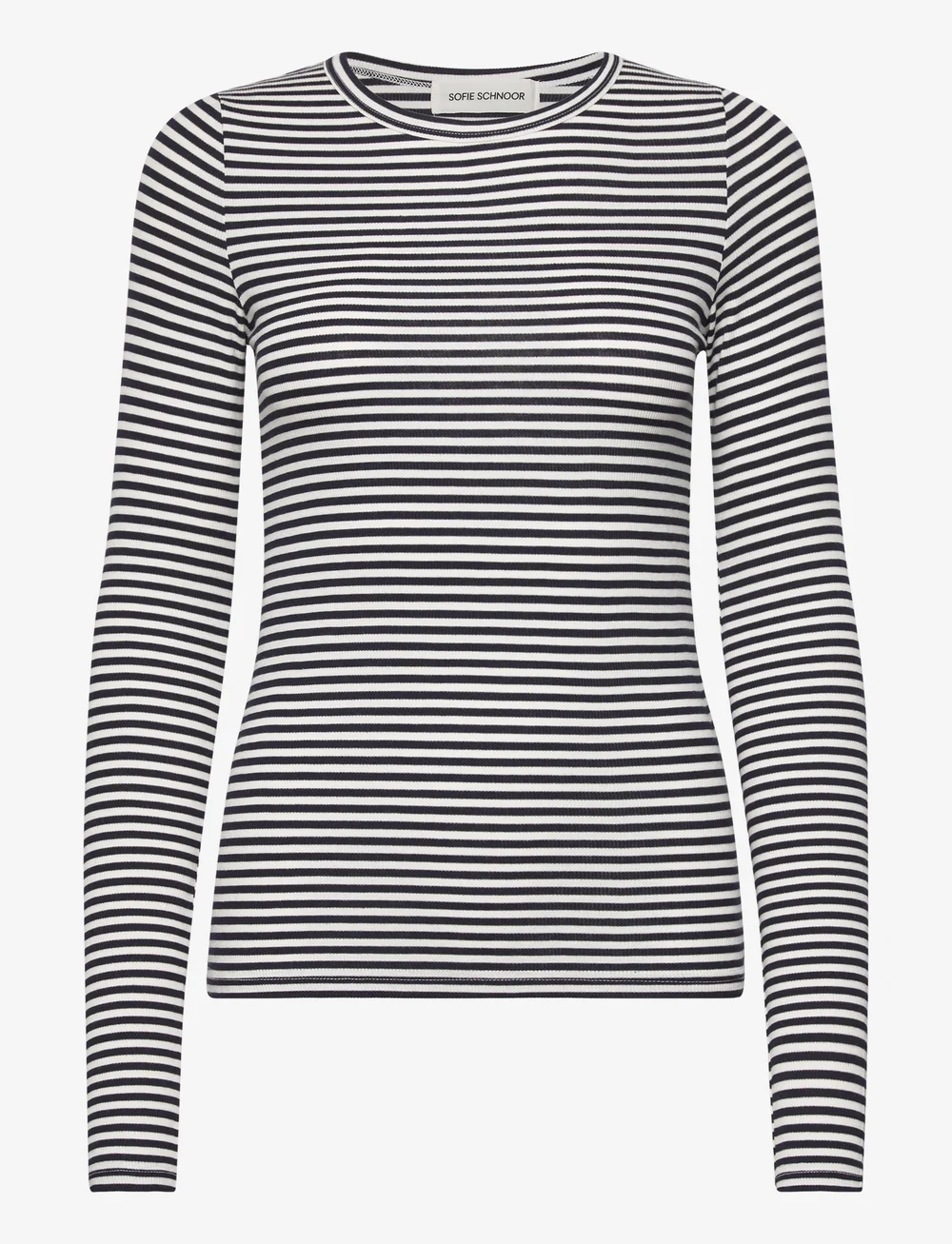 Sofie Schnoor - PETRICIASW STRIPE T-SHIRT LONG SLEE - langærmede toppe - navy striped - 1